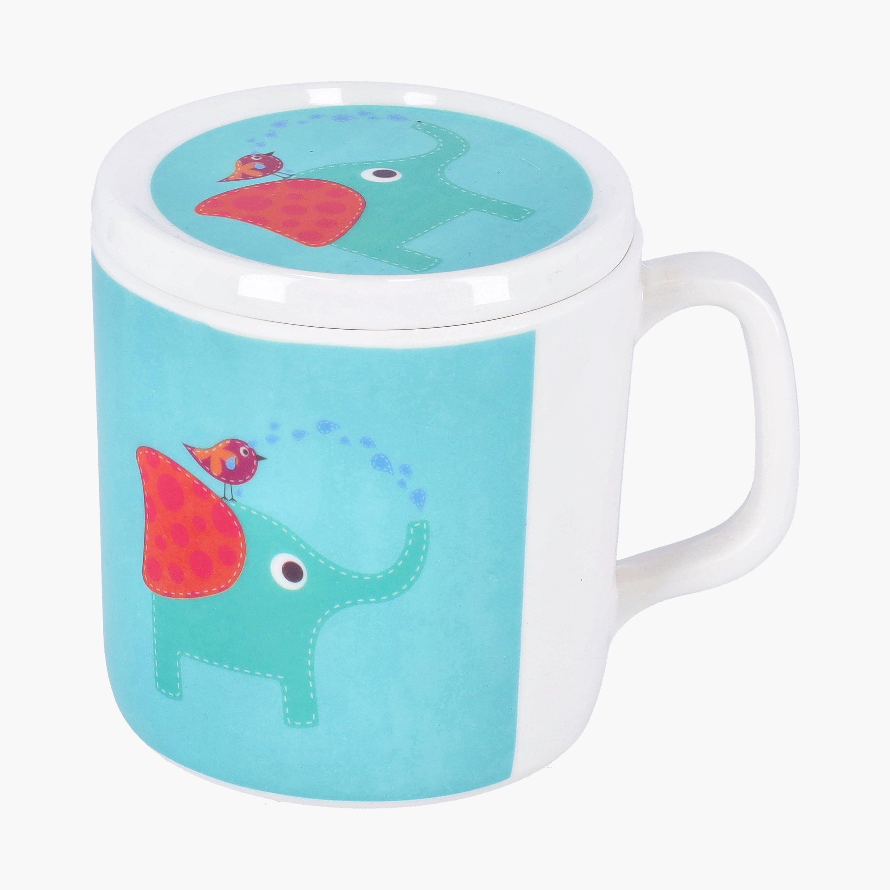 كوب ميلامين بغطاء وطبعات من رويال فورد - 330 مل-household-dining-teaandcoffee-mugsandcups-image-1