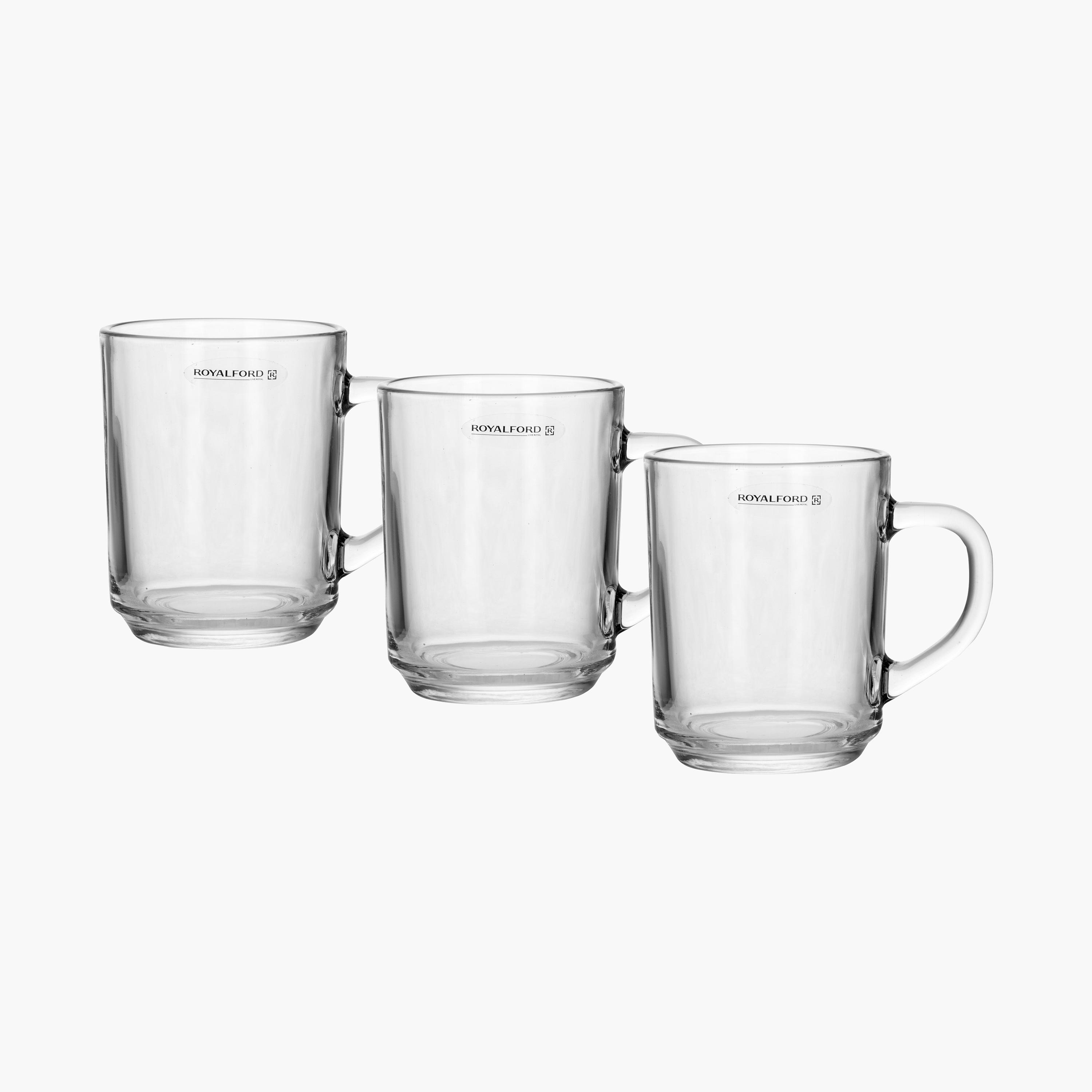 Glass 3-Piece Tumbler Set - 210 ml-household-dining-teaandcoffee-mugsandcups-image-1