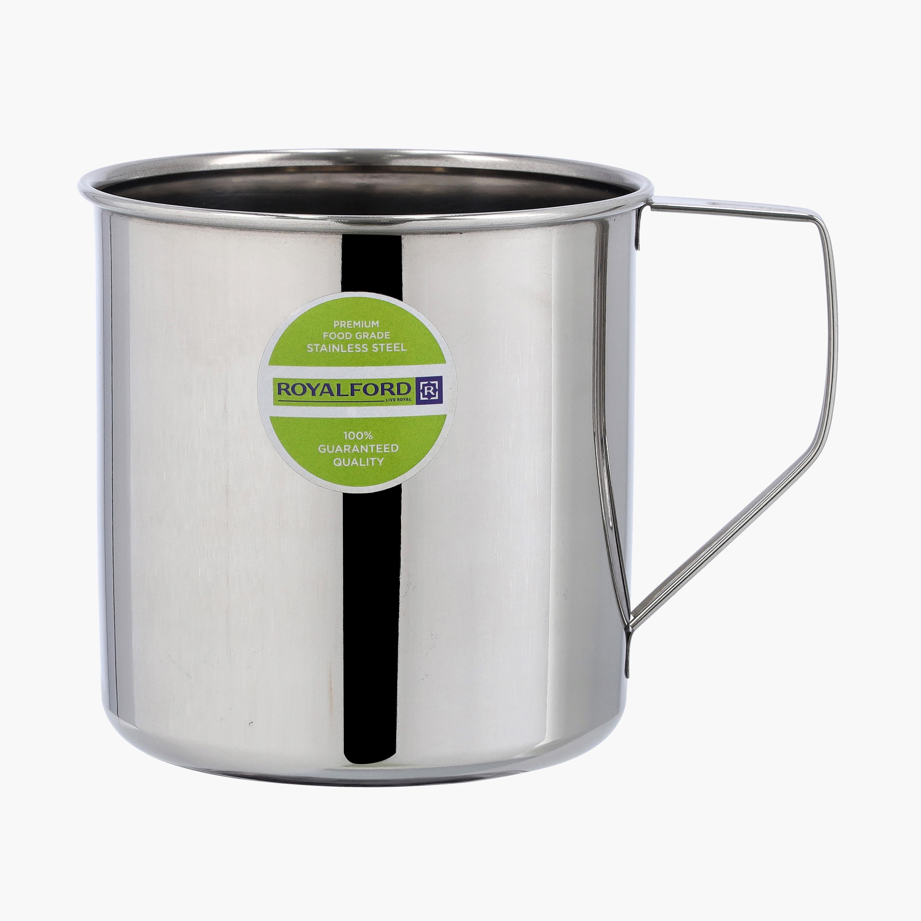 Stainless Steel Mug with Handle-household-dining-teaandcoffee-mugsandcups-image-1