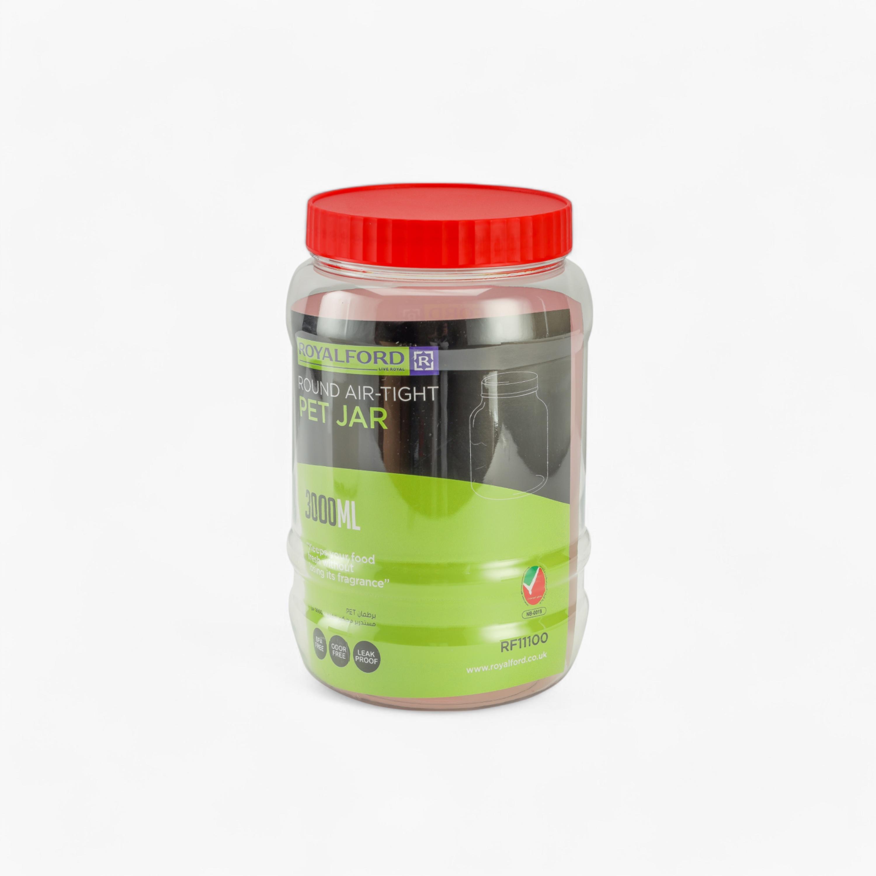 جرة مستديرة محكمة الإغلاق من رويال فورد - 3 لتر-household-kitchen-foodstorage-containers-image-4