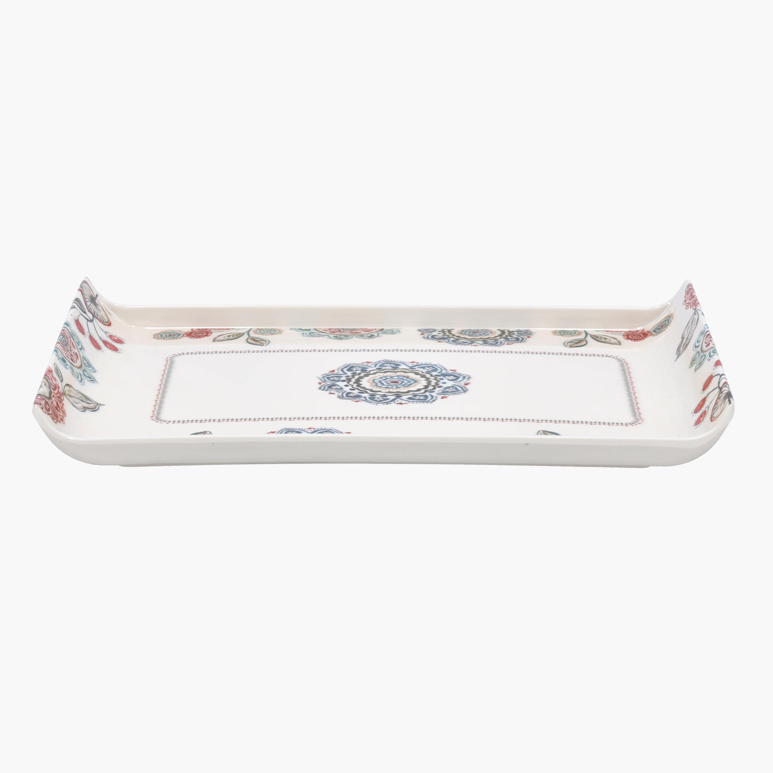 Printed Melamine Serving Tray - 39x56 cms-household-dining-serveware-servingtrays-image-2