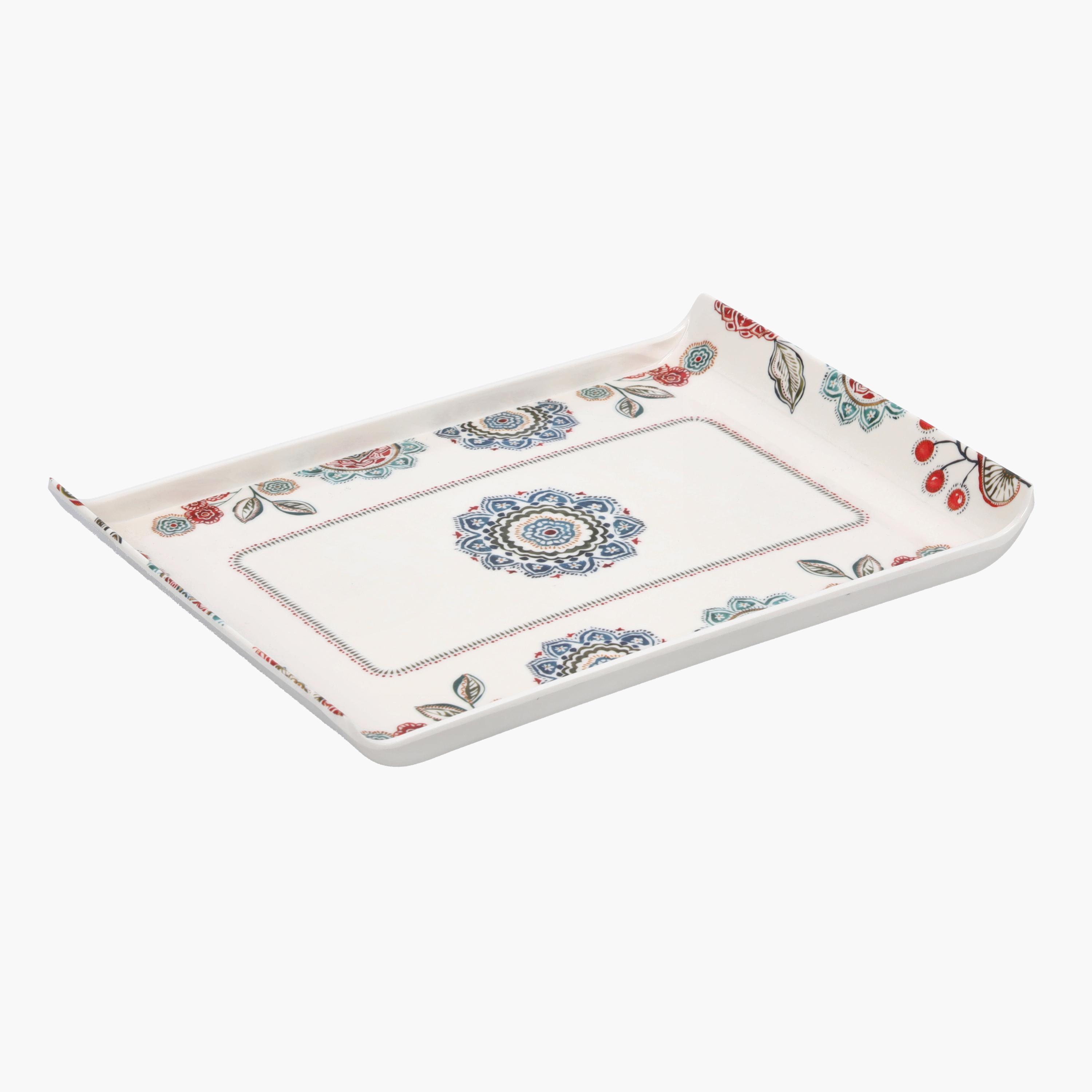 Printed Melamine Serving Tray - 39x56 cms-household-dining-serveware-servingtrays-image-3