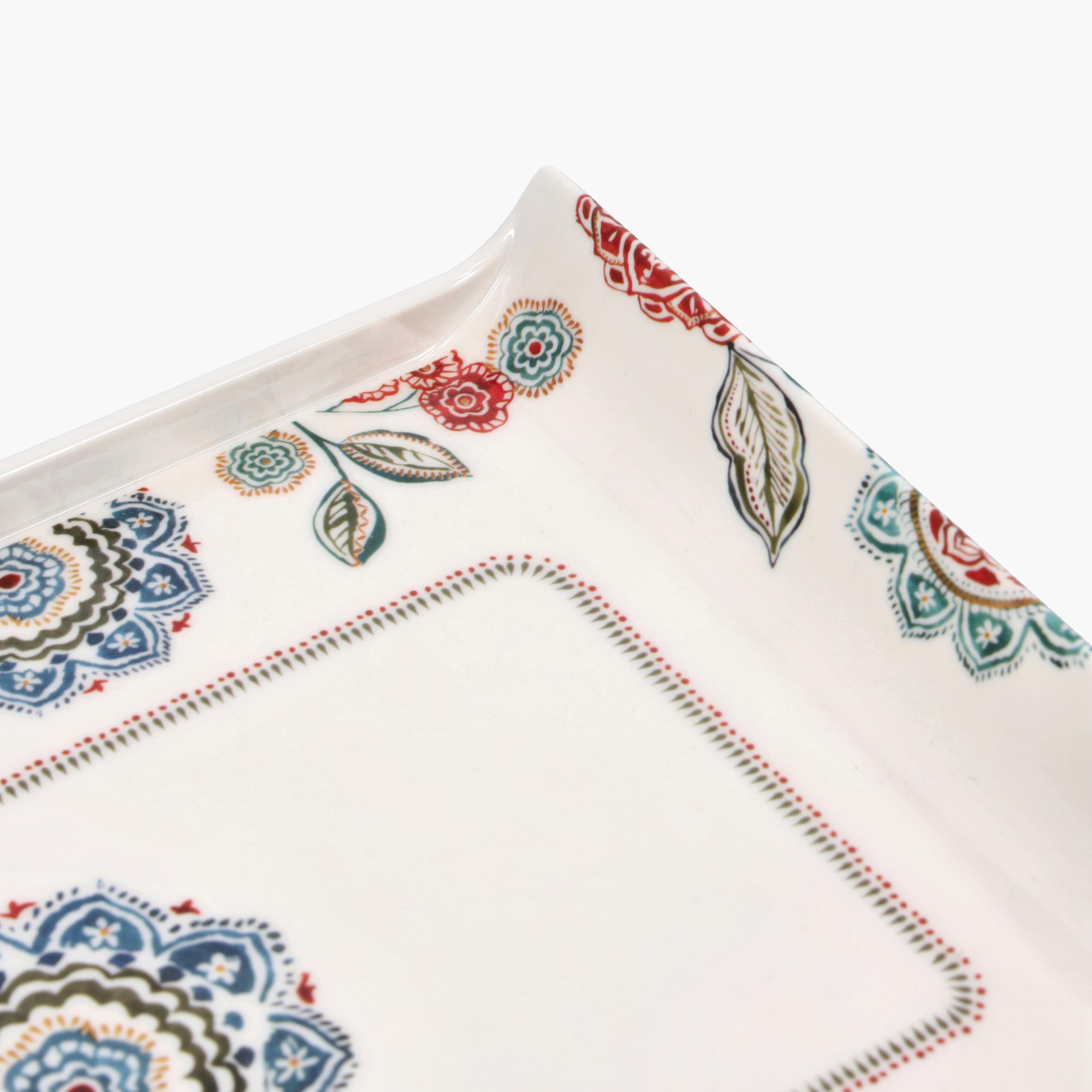 Printed Melamine Serving Tray - 39x56 cms-household-dining-serveware-servingtrays-image-4