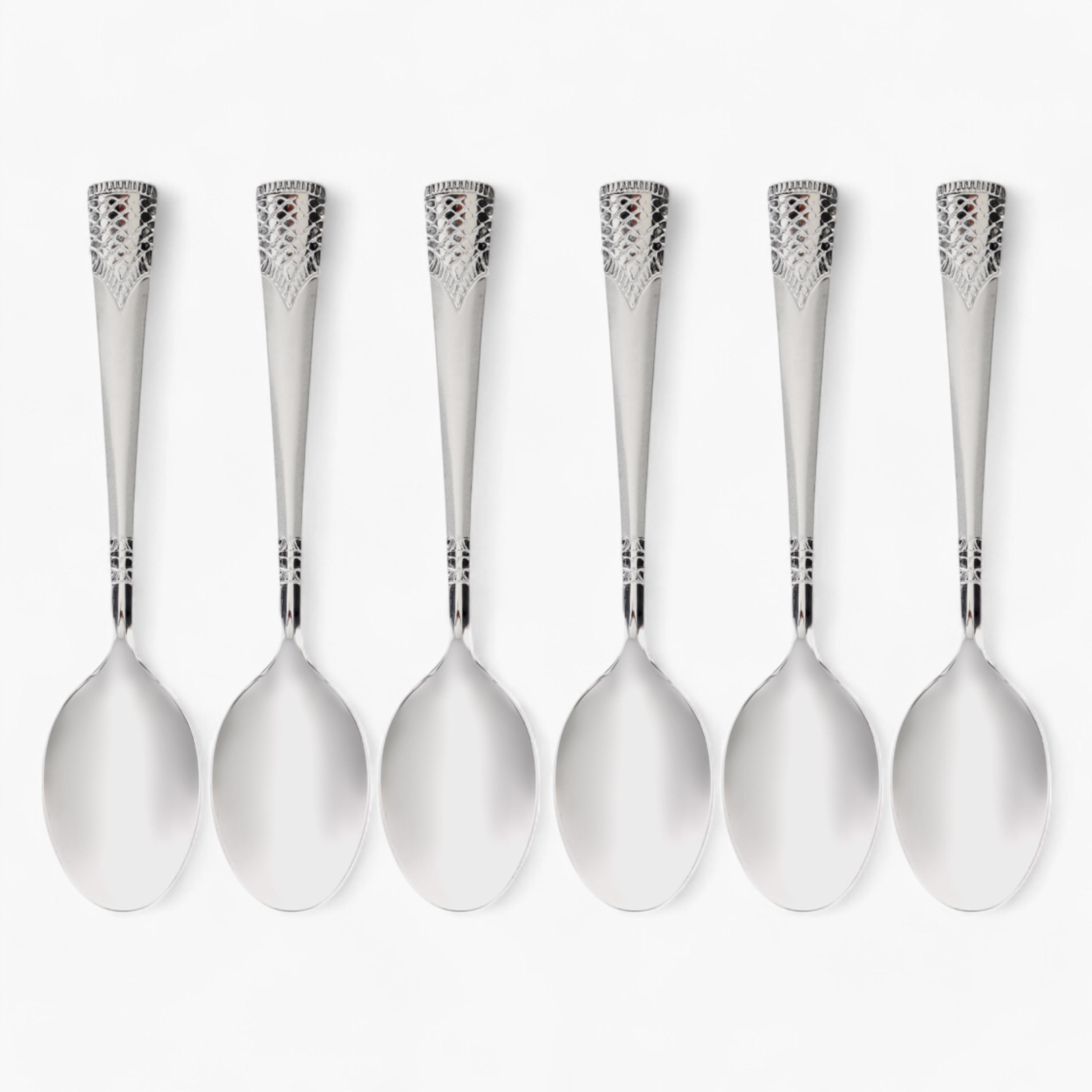 Stainless Steel 6-Piece Tea Spoon Set-household-dining-cutlery-spoonsforksandknives-image-1