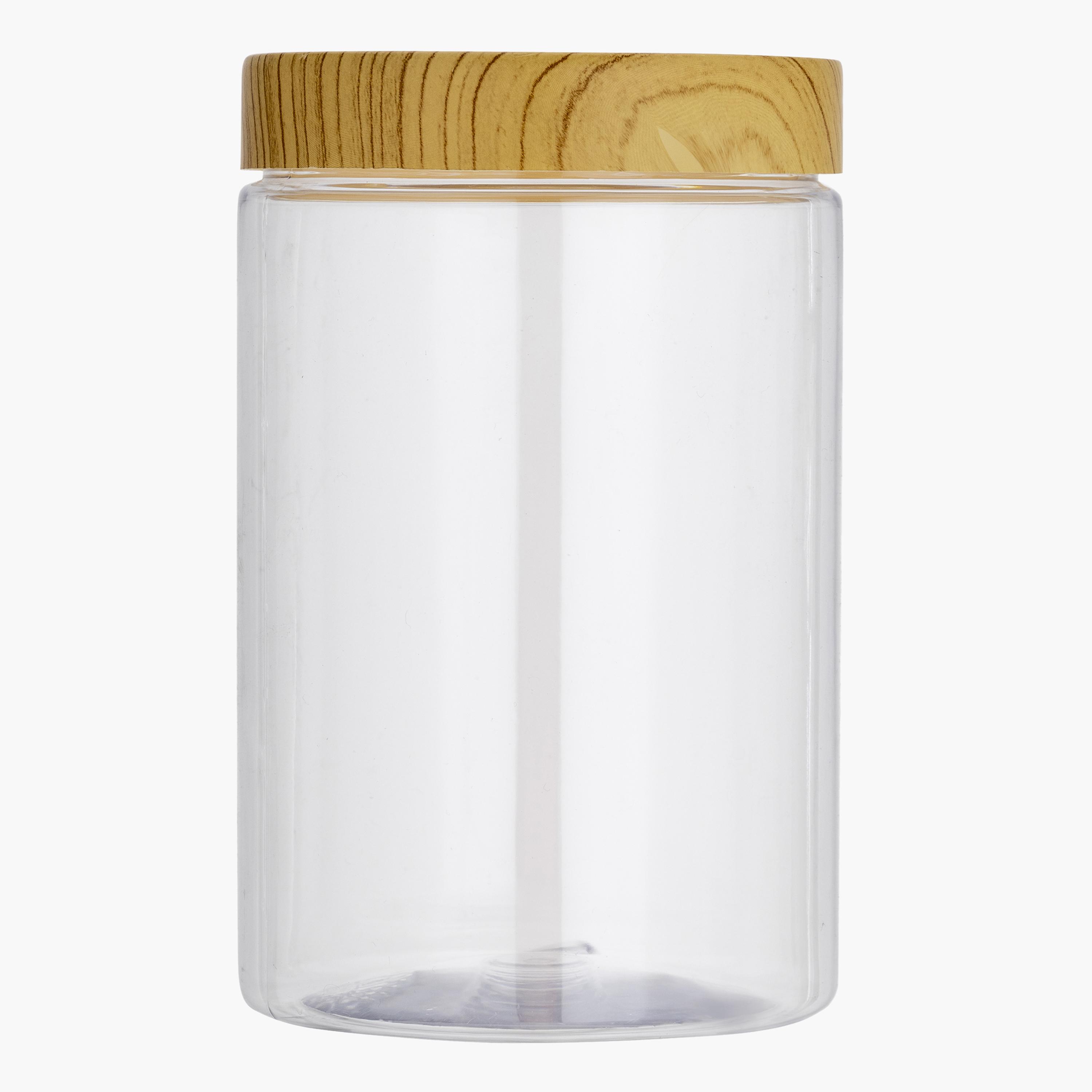 Airtight PET Jar with Lid - 1 L-household-kitchen-foodstorage-containers-image-1