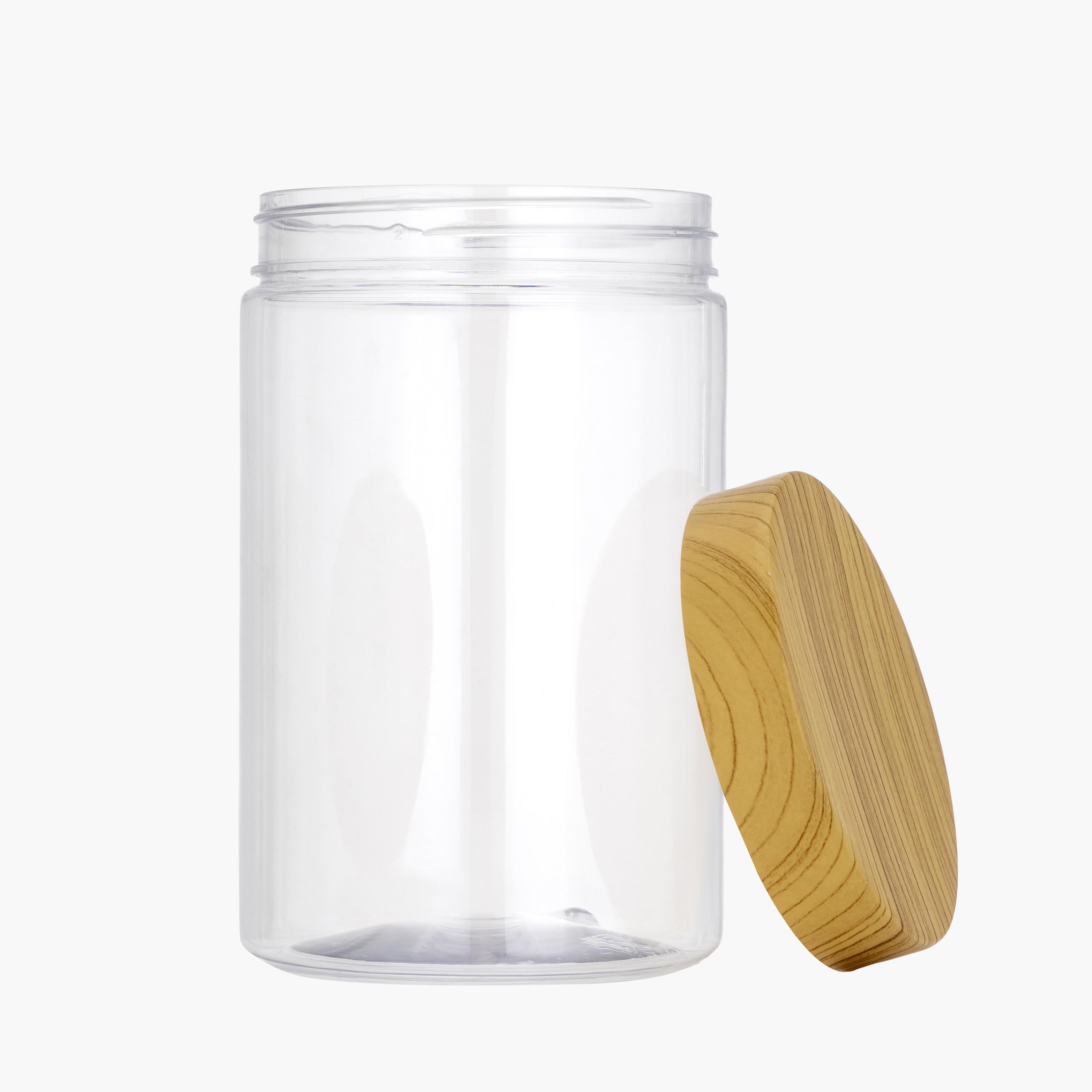 Airtight PET Jar with Lid - 1 L-household-kitchen-foodstorage-containers-image-2