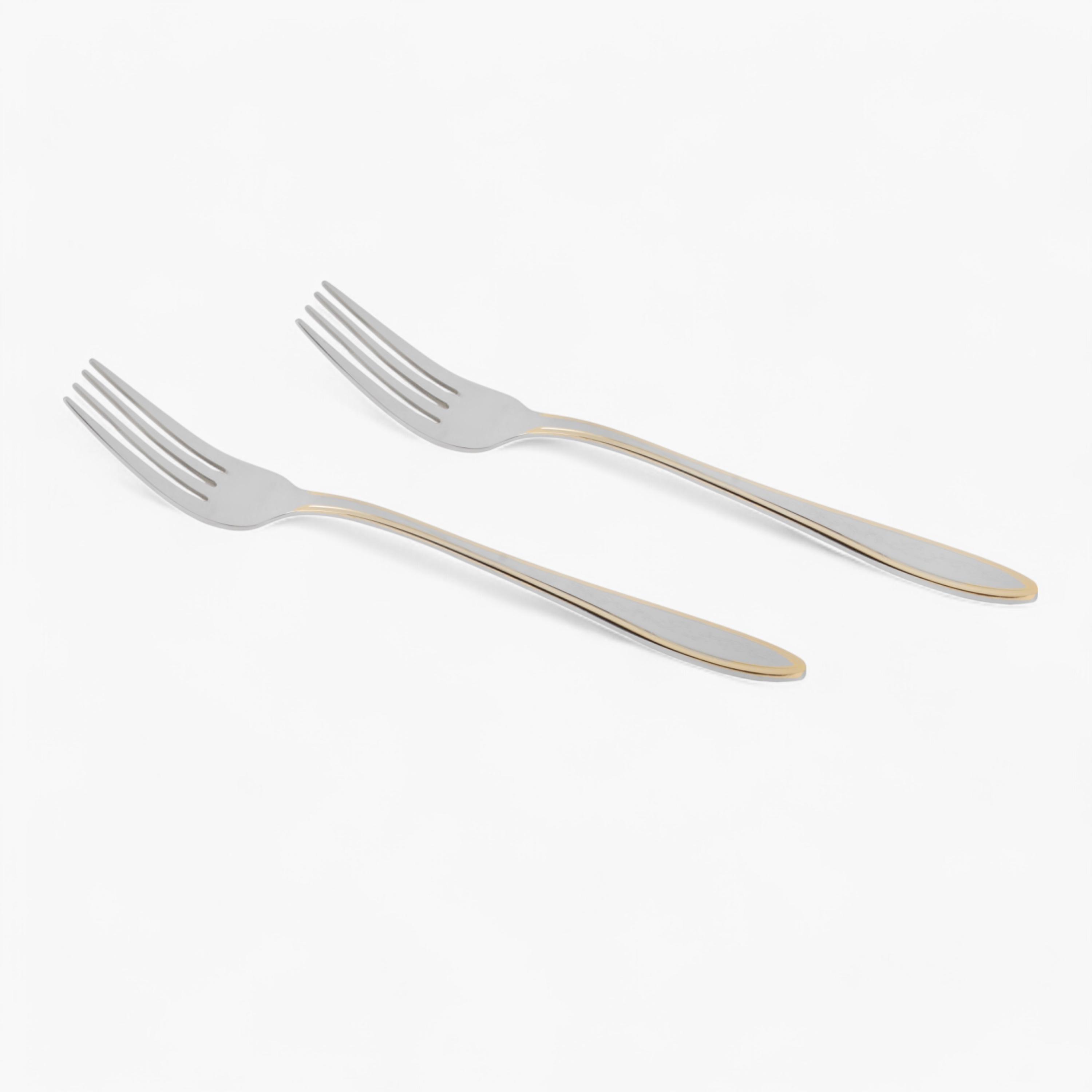 Royalford 2-Piece Stainless Steel Table Fork Set-household-dining-cutlery-spoonsforksandknives-image-1