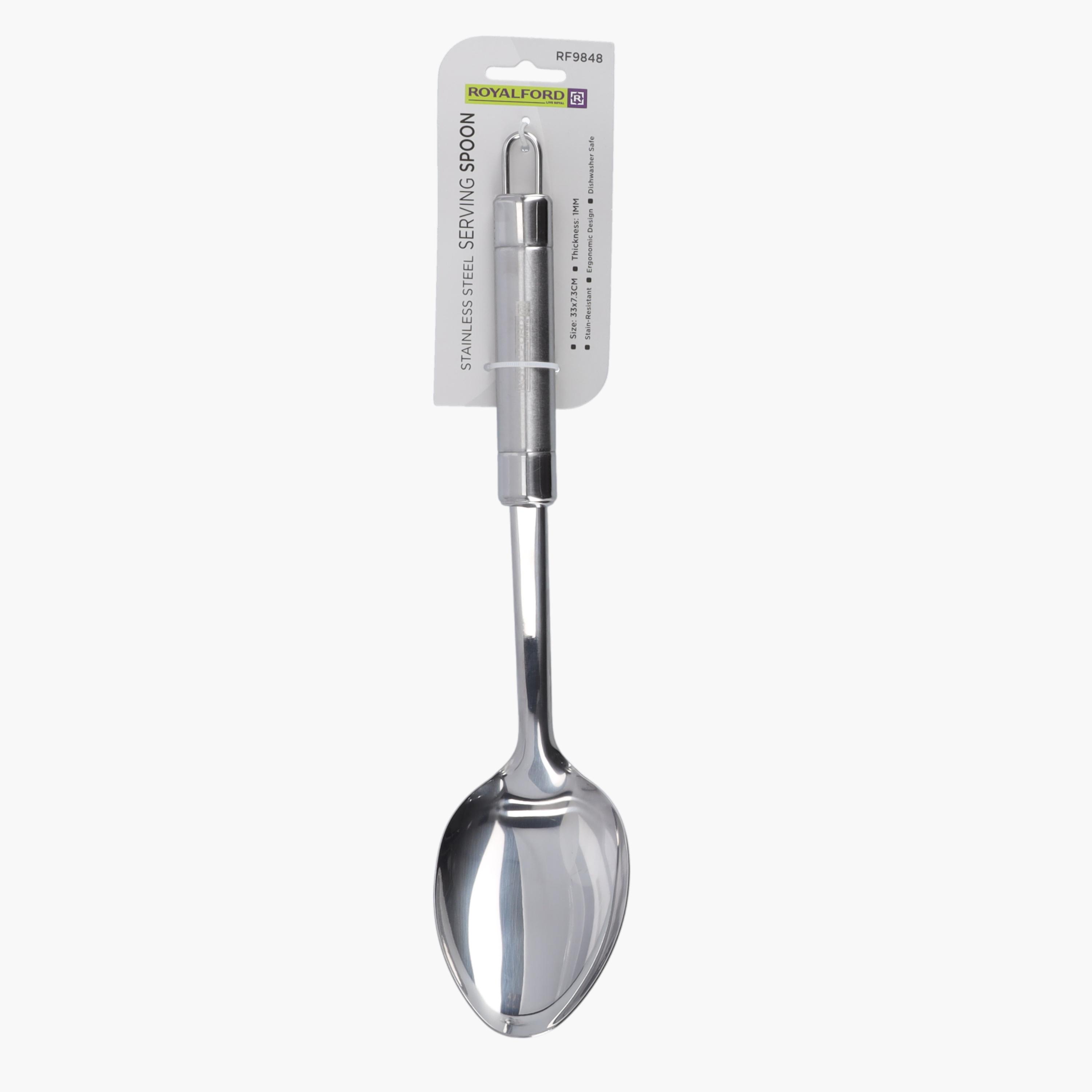 Stainless Steel Serving Spoon-household-dining-cutlery-spoonsforksandknives-image-1