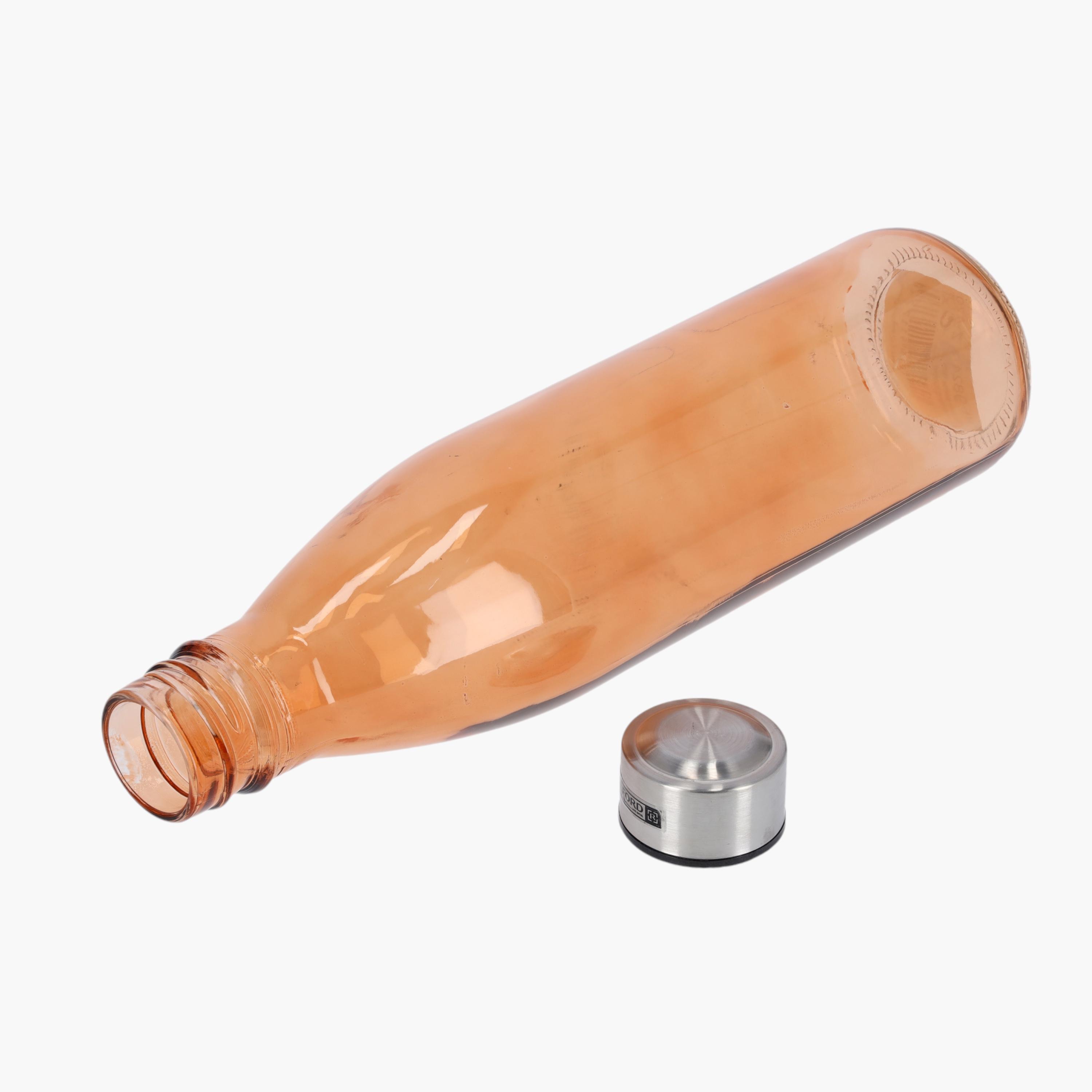 Glass Water Bottle - 1 L-household-dining-teaandcoffee-vacuumflaskscoffeeandteapots-image-3
