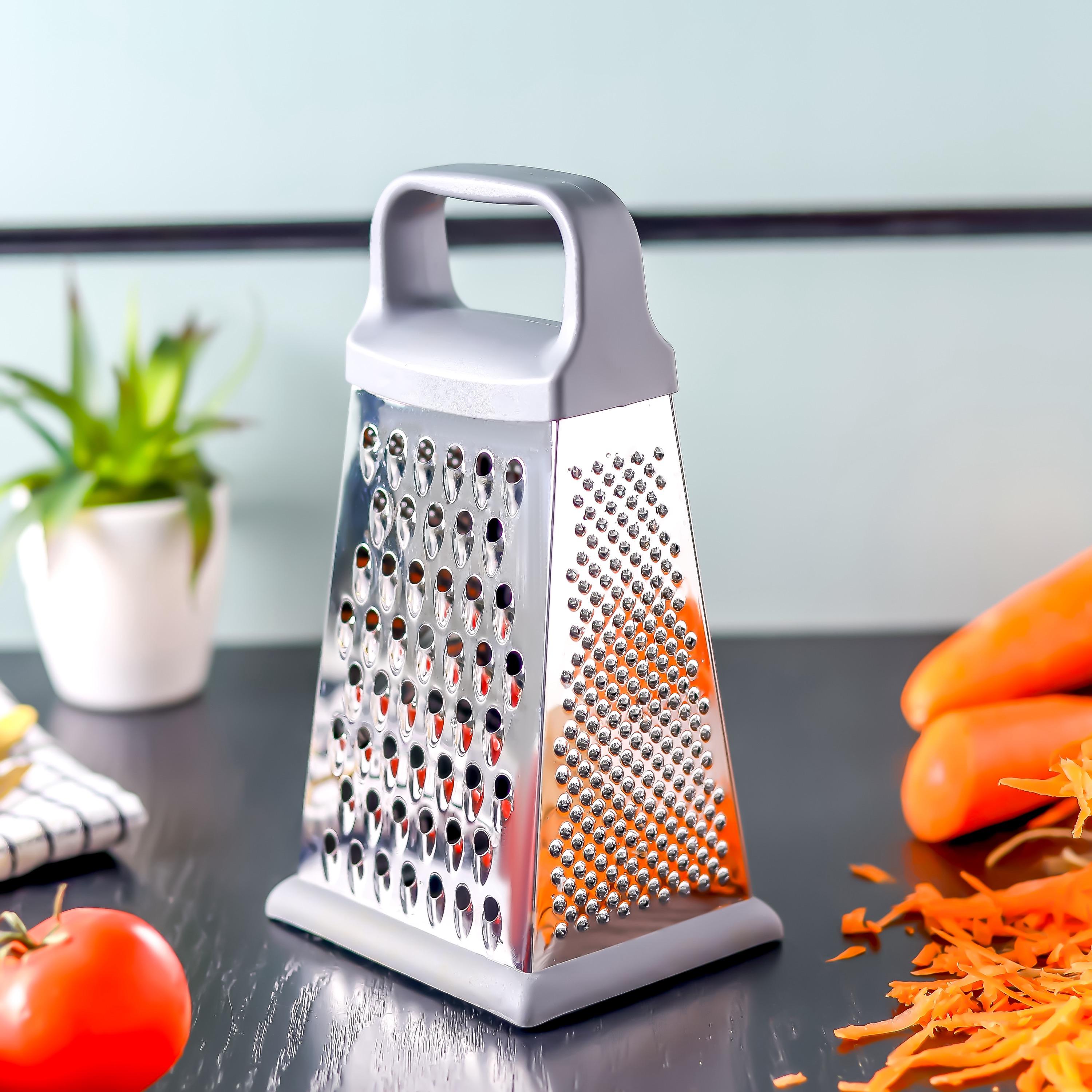 Stainless Steel 4-Sided Grater-household-kitchen-kitchentoolsandutensils-foodservingtools-image-2