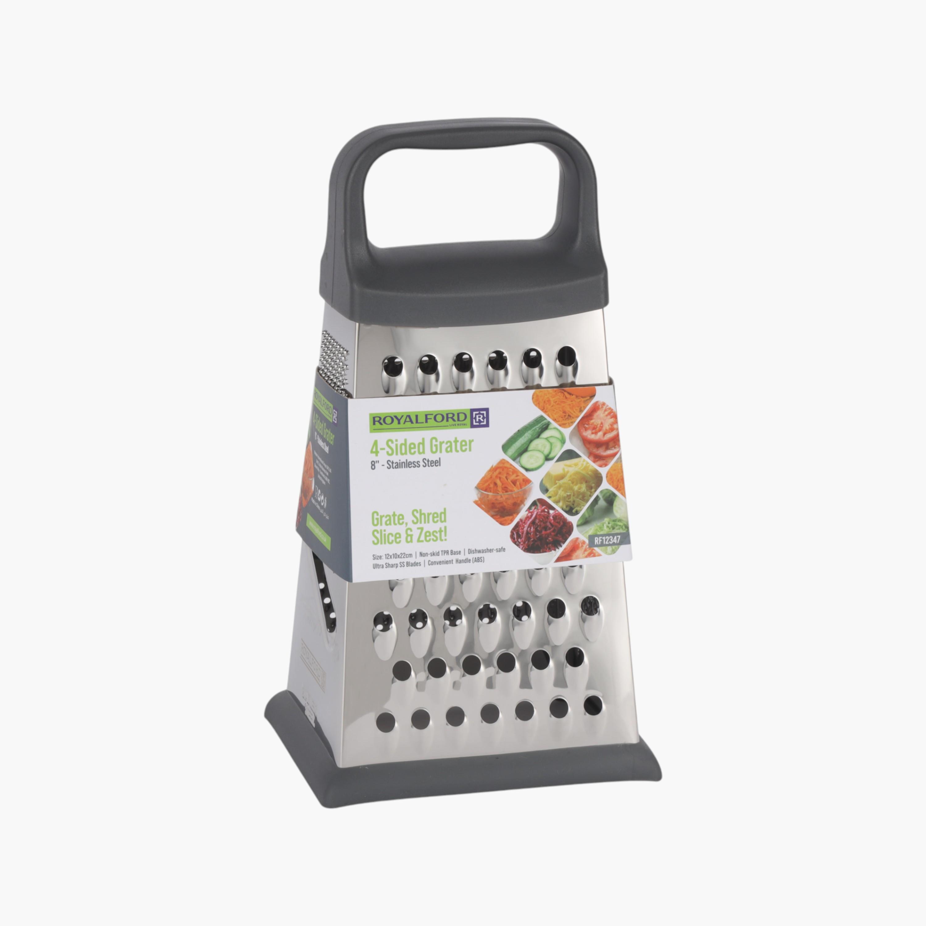 Stainless Steel 4-Sided Grater-household-kitchen-kitchentoolsandutensils-foodservingtools-image-8