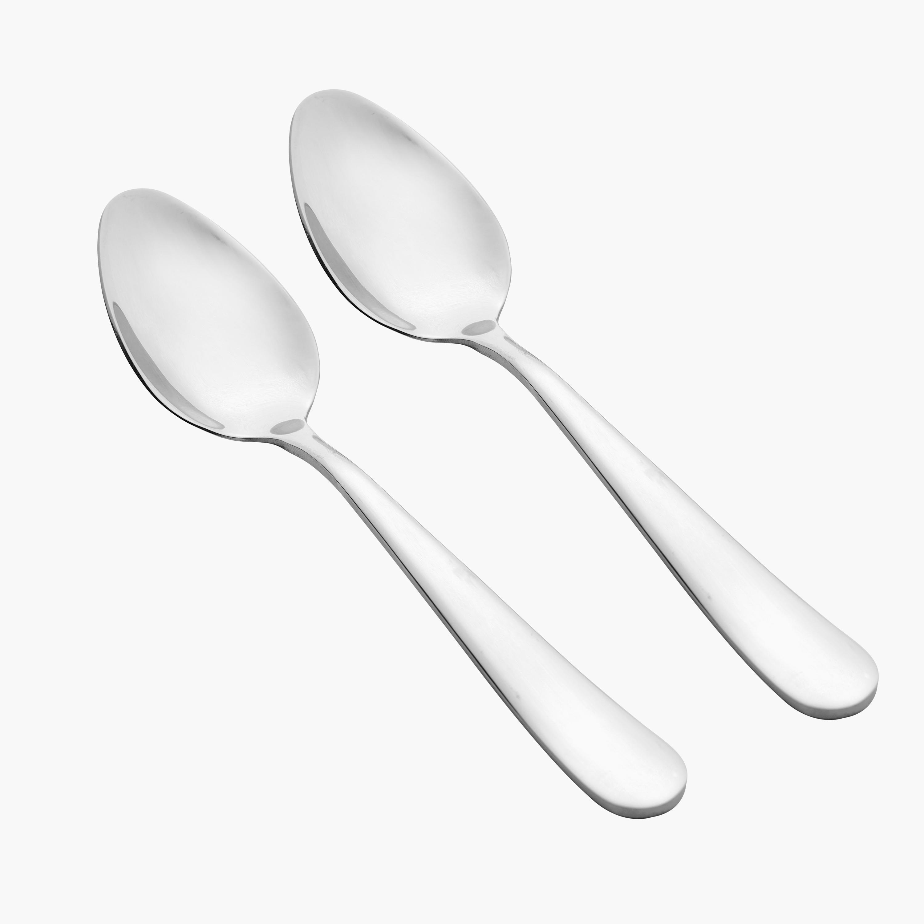 Stainless Steel Dinner Spoon - Set of 2-household-dining-cutlery-spoonsforksandknives-image-1