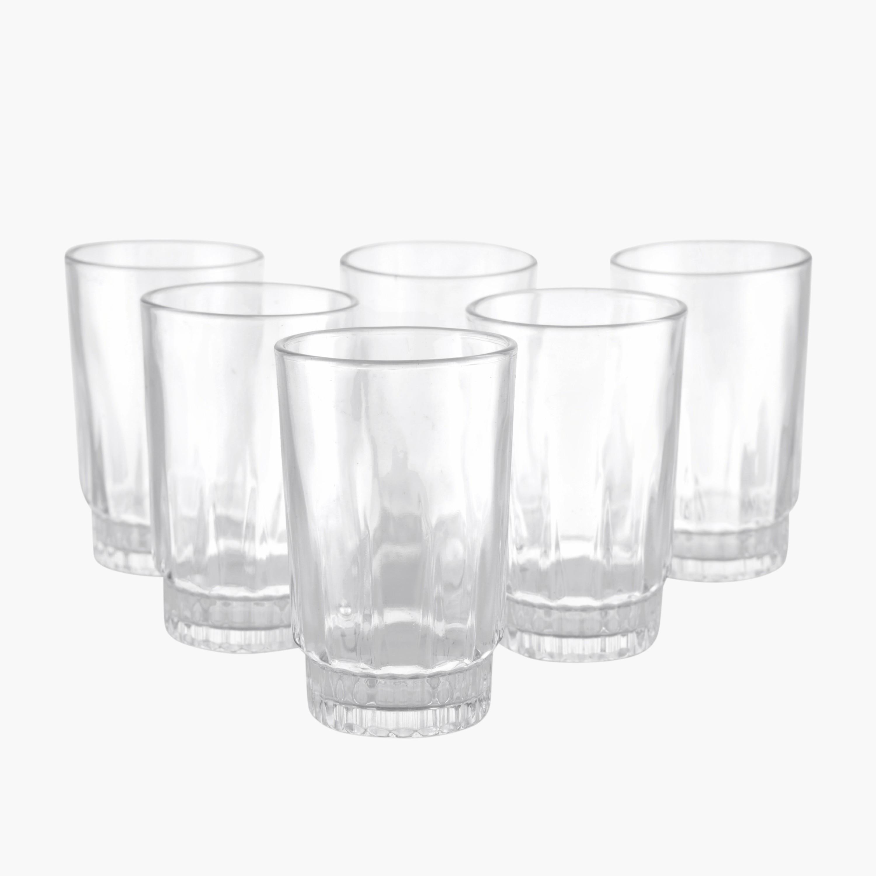 Glass 6-Piece Tumbler Set - 240 ml-household-dining-glassware-drinkingglasses-image-4