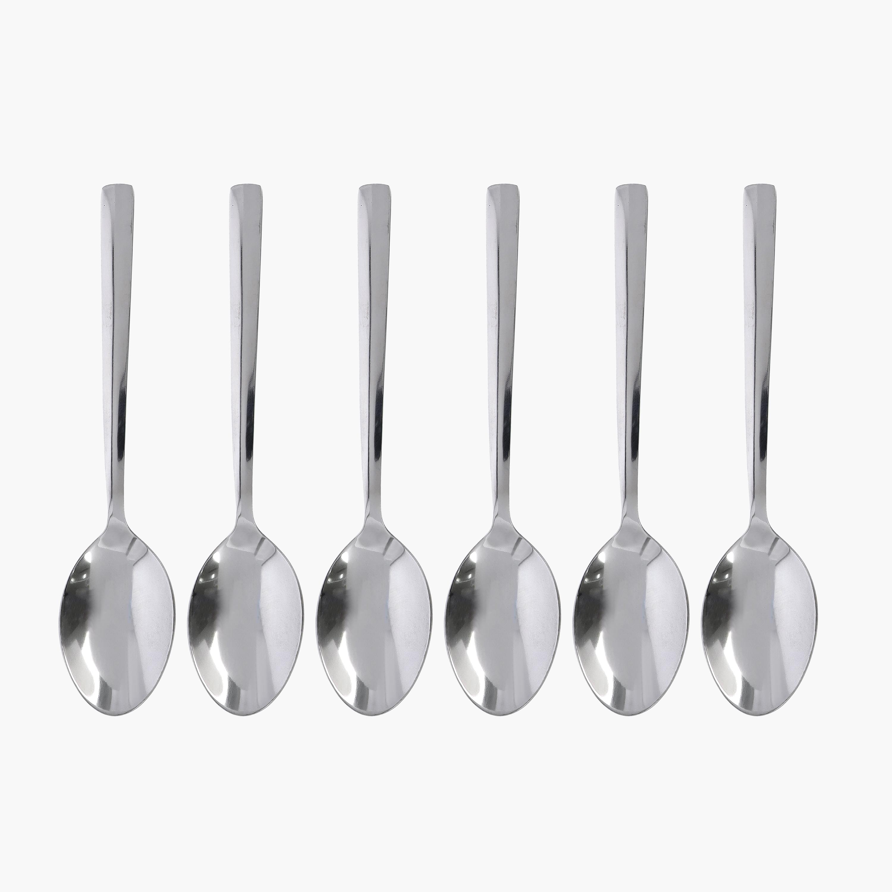 Stainless Steel Table Spoon - Set of 6-household-dining-cutlery-spoonsforksandknives-image-1