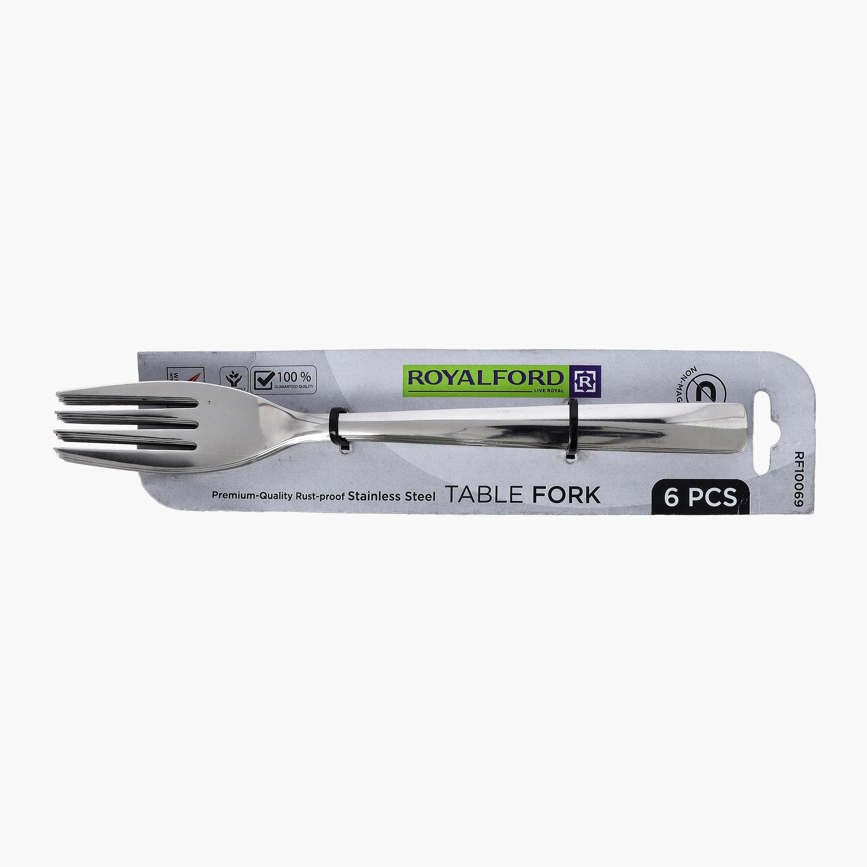 Stainless Steel Table Fork - Set of 6-household-dining-cutlery-spoonsforksandknives-image-4