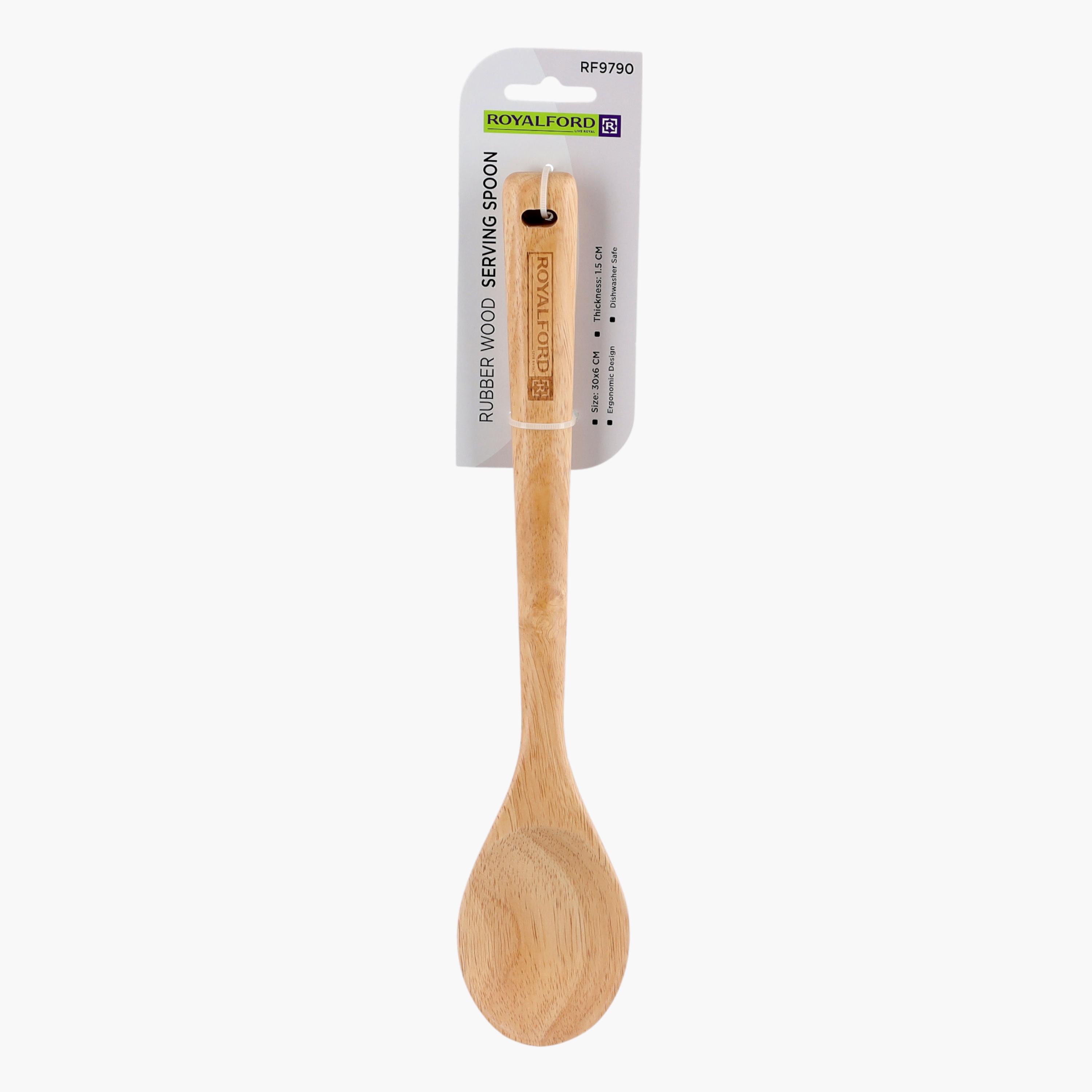 ملعقة تقديم خشب مطاطي من رويال فورد-household-kitchen-kitchentoolsandutensils-image-1