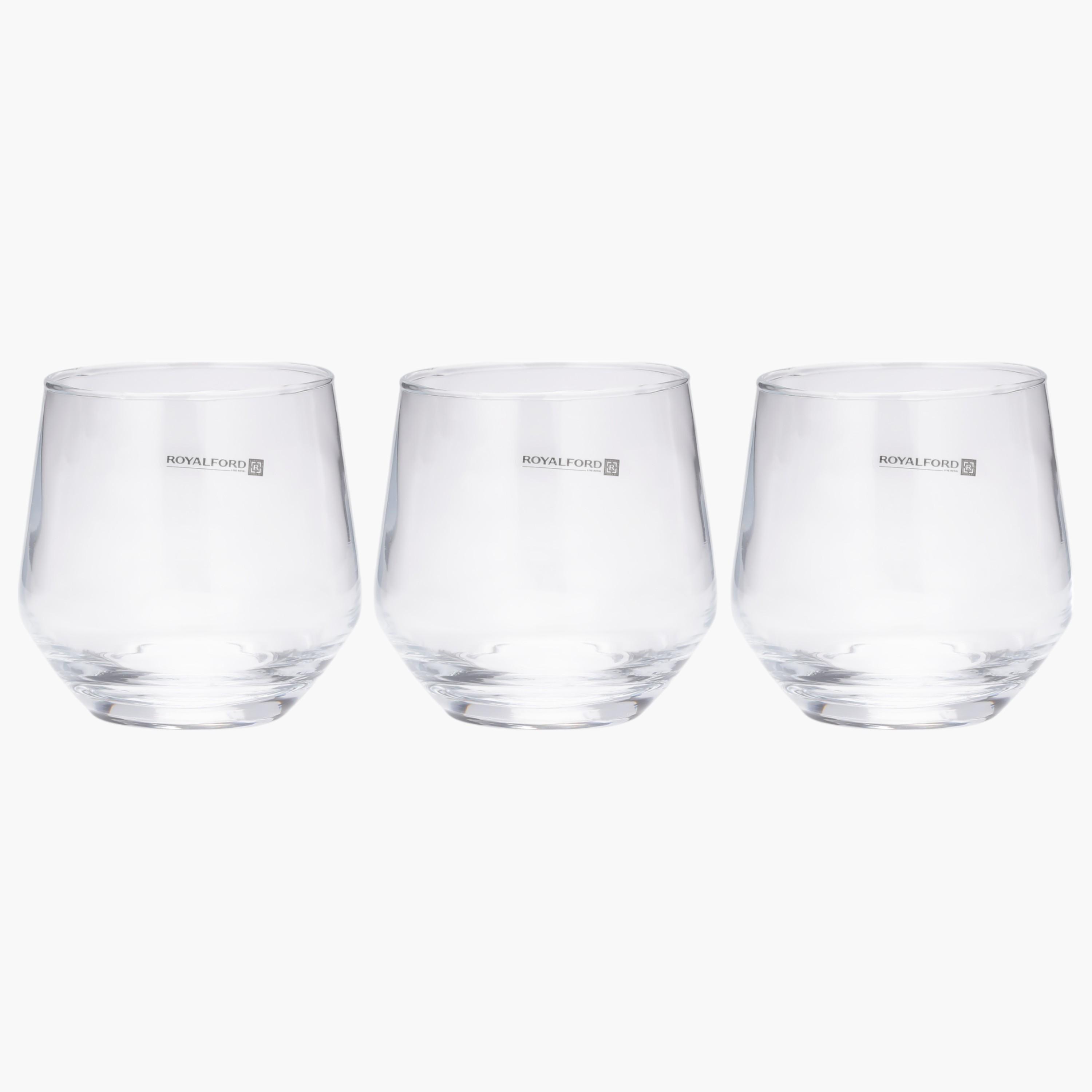 Glass 3-Piece Tumbler Set - 360 ml-household-dining-glassware-drinkingglasses-image-1