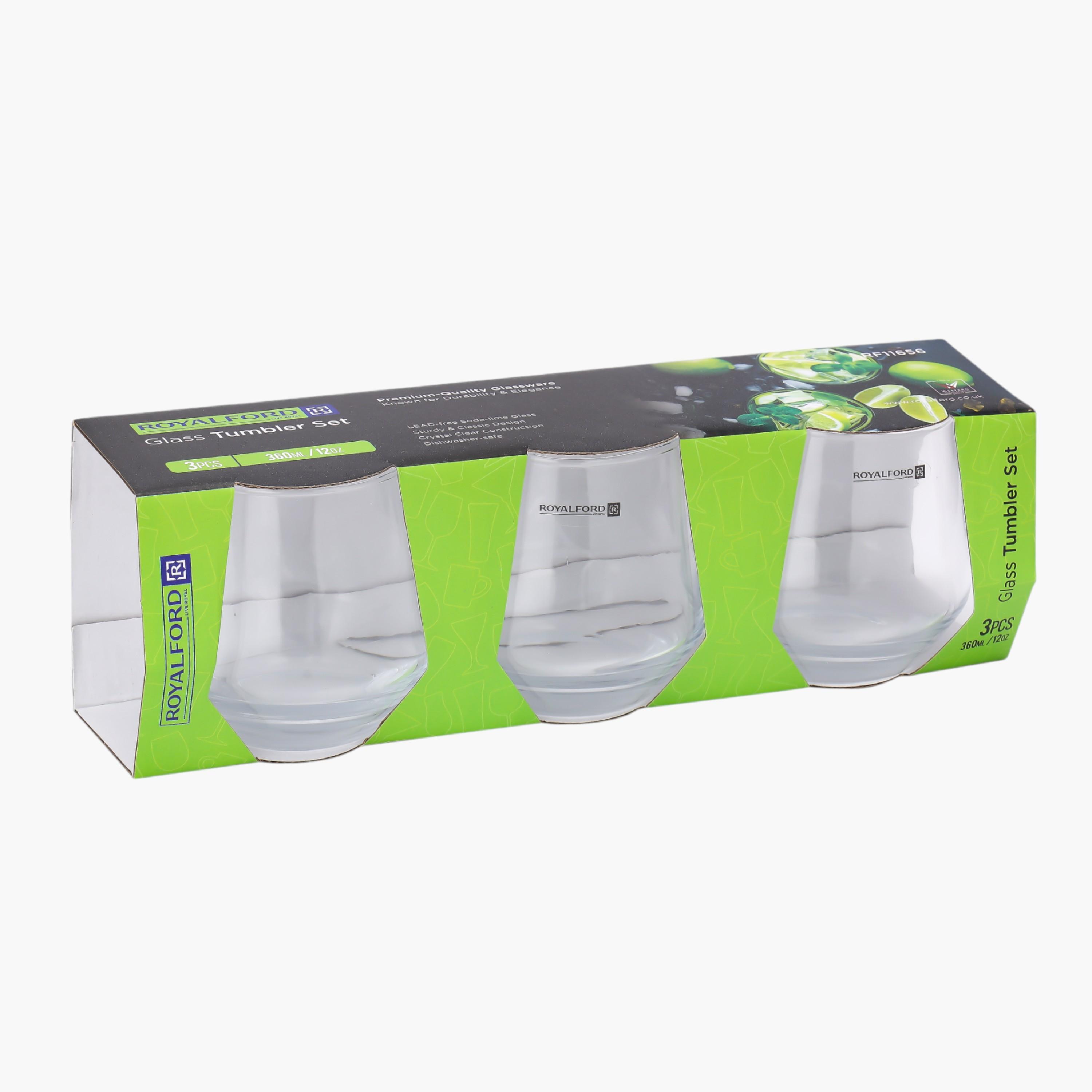 Glass 3-Piece Tumbler Set - 360 ml-household-dining-glassware-drinkingglasses-image-8