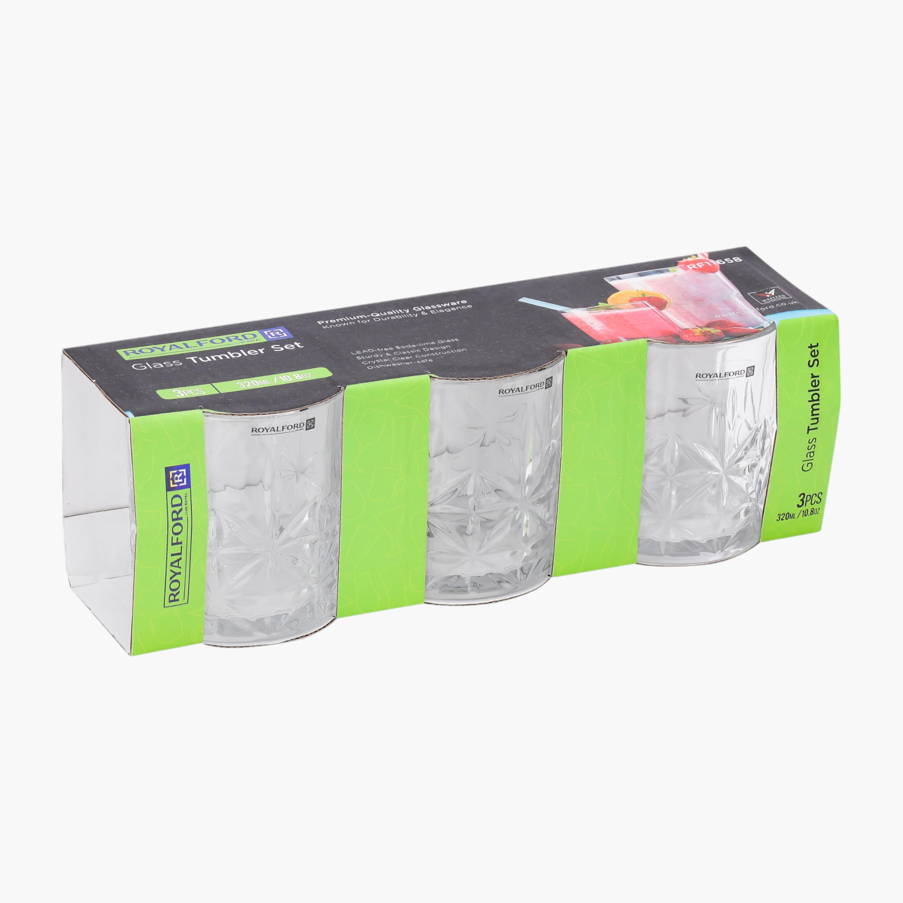 Glass 3-Piece Tumbler Set - 320 ml-household-dining-glassware-drinkingglasses-image-10