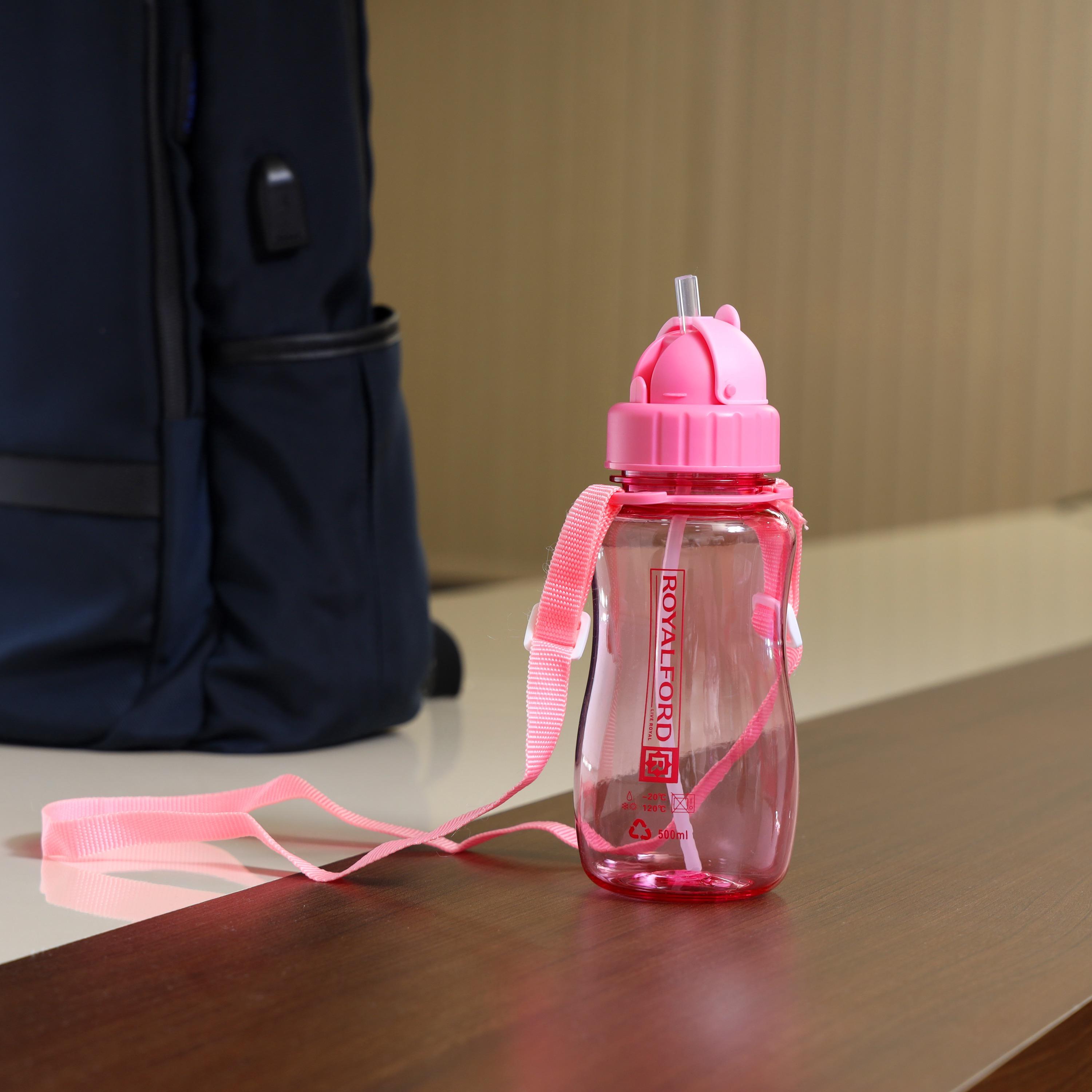 قارورة مياه بقشة قابلة للثني وغطاء قلاب من  رويال فورد - 500 مل-school-waterbottles-image-2