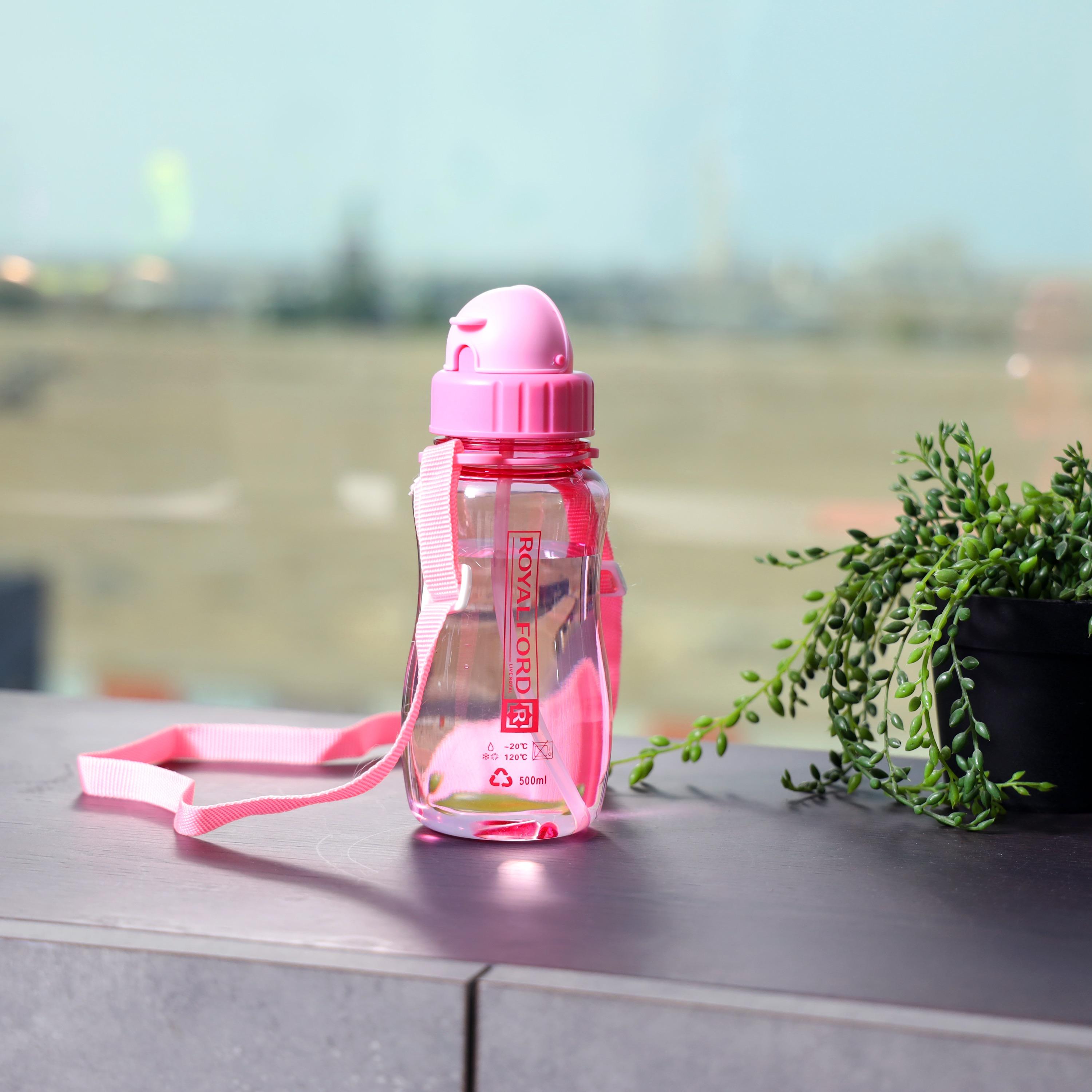 قارورة مياه بقشة قابلة للثني وغطاء قلاب من  رويال فورد - 500 مل-school-waterbottles-image-3