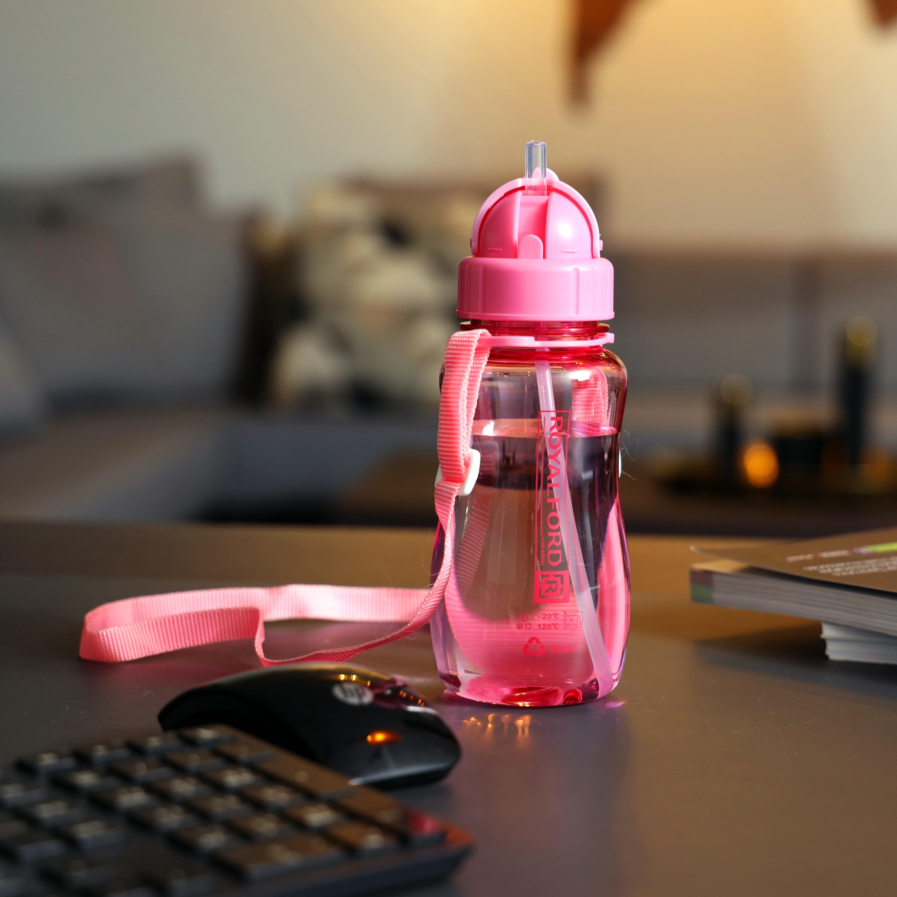 قارورة مياه بقشة قابلة للثني وغطاء قلاب من  رويال فورد - 500 مل-school-waterbottles-image-4