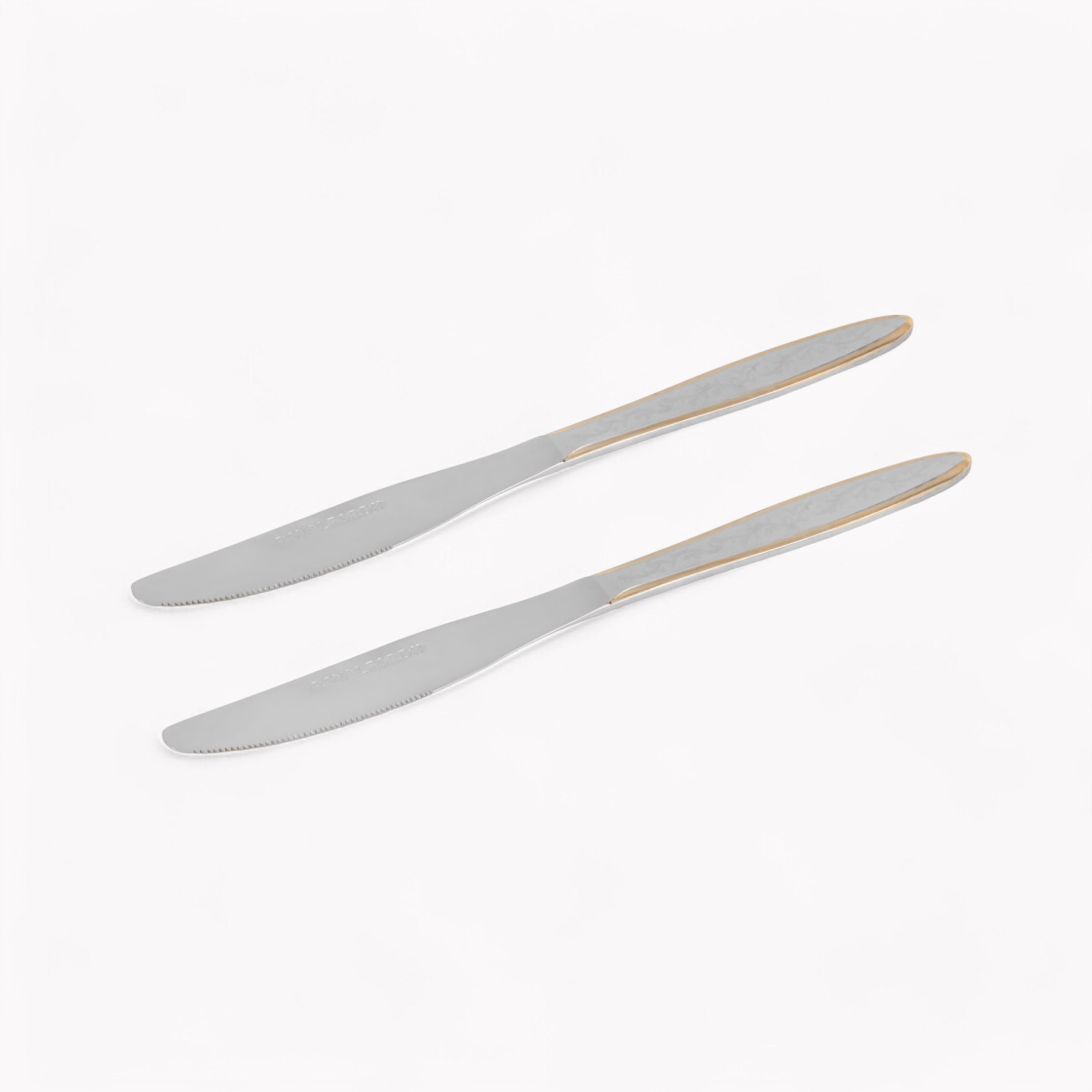 Printed 2-Piece  Stainless Steel Table Knife Set-household-dining-cutlery-spoonsforksandknives-image-4