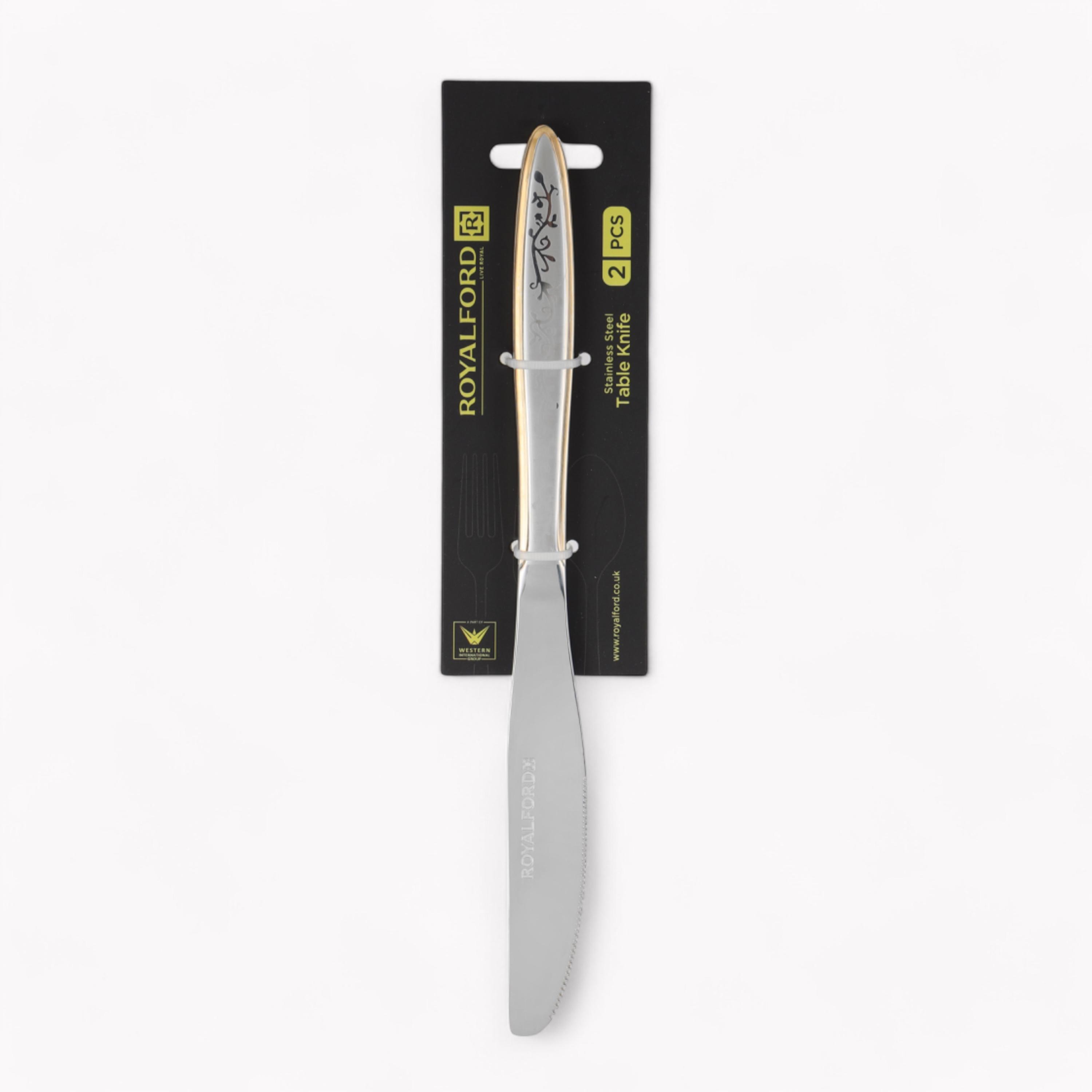 Printed 2-Piece  Stainless Steel Table Knife Set-household-dining-cutlery-spoonsforksandknives-image-5
