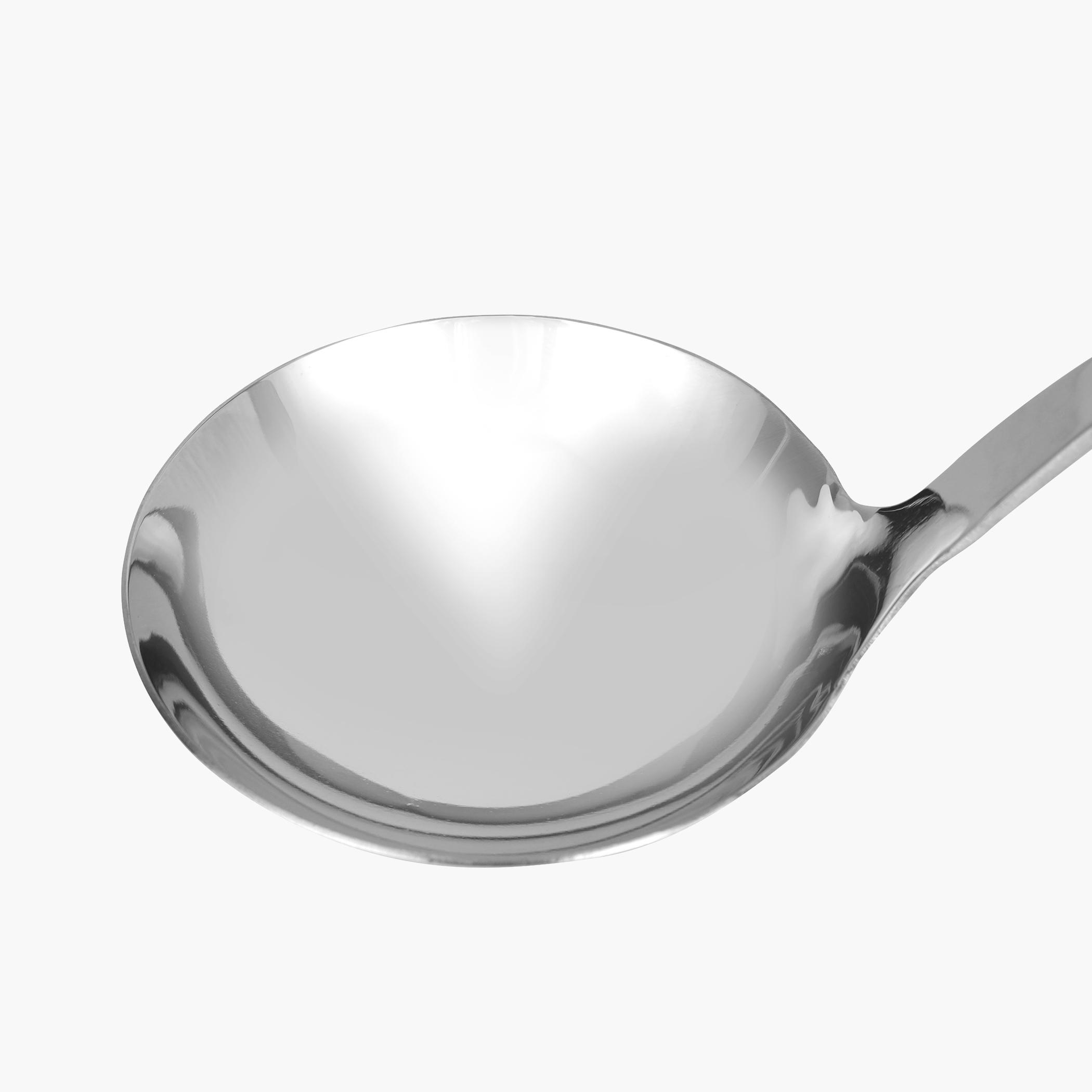 Stainless Steel Ladle with Wooden Handle-household-kitchen-kitchentoolsandutensils-foodservingtools-image-4