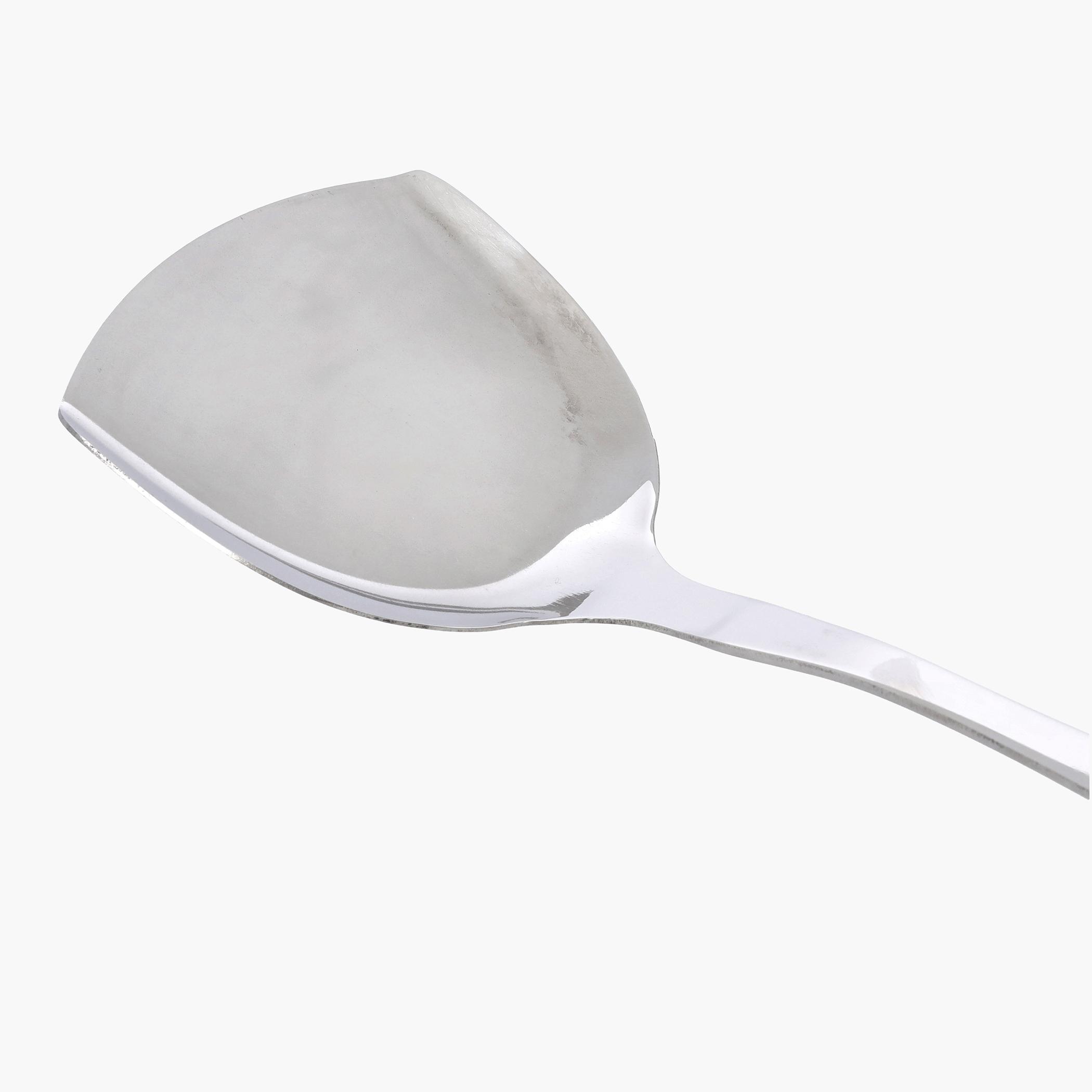 Stainless Steel Turner with Wooden Handle-household-kitchen-kitchentoolsandutensils-foodservingtools-image-3