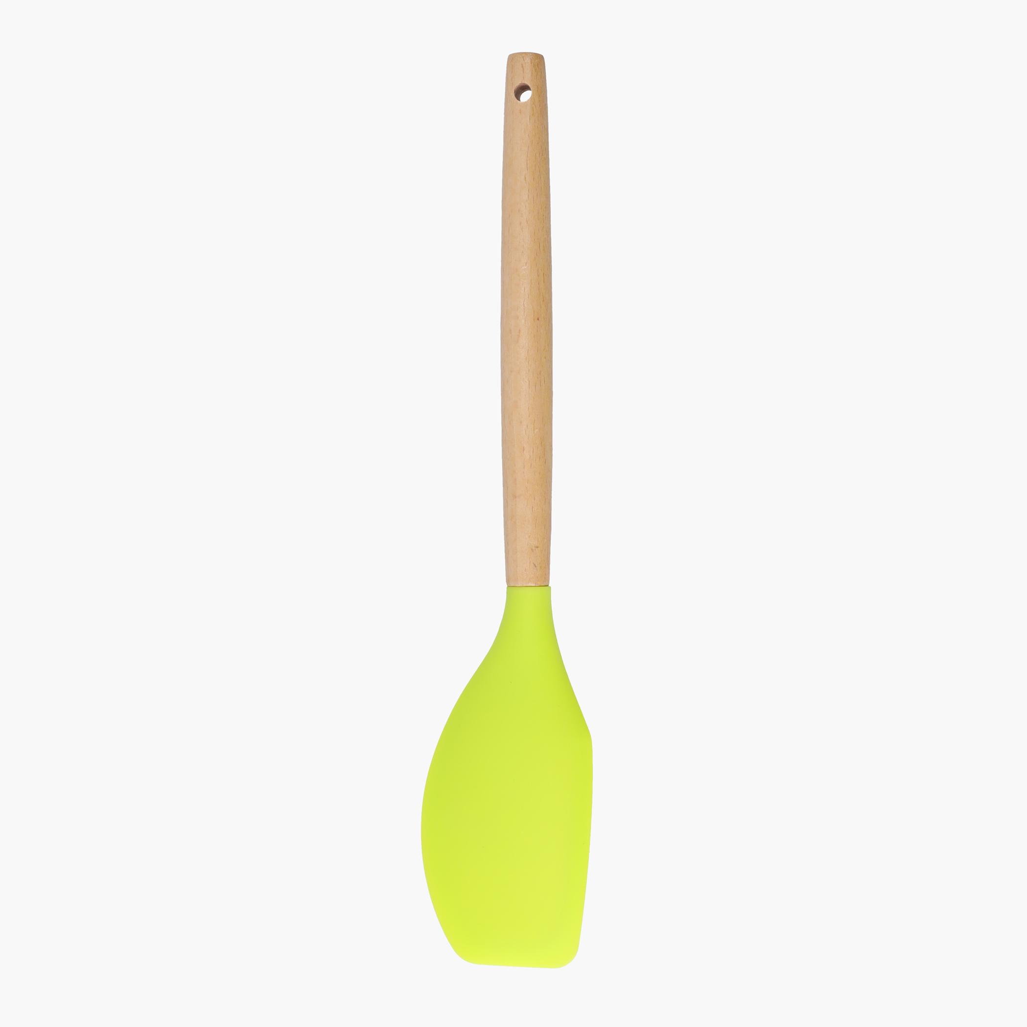 Royalford Silicone Spatula with Wooden Handle-household-kitchen-kitchentoolsandutensils-foodservingtools-image-1