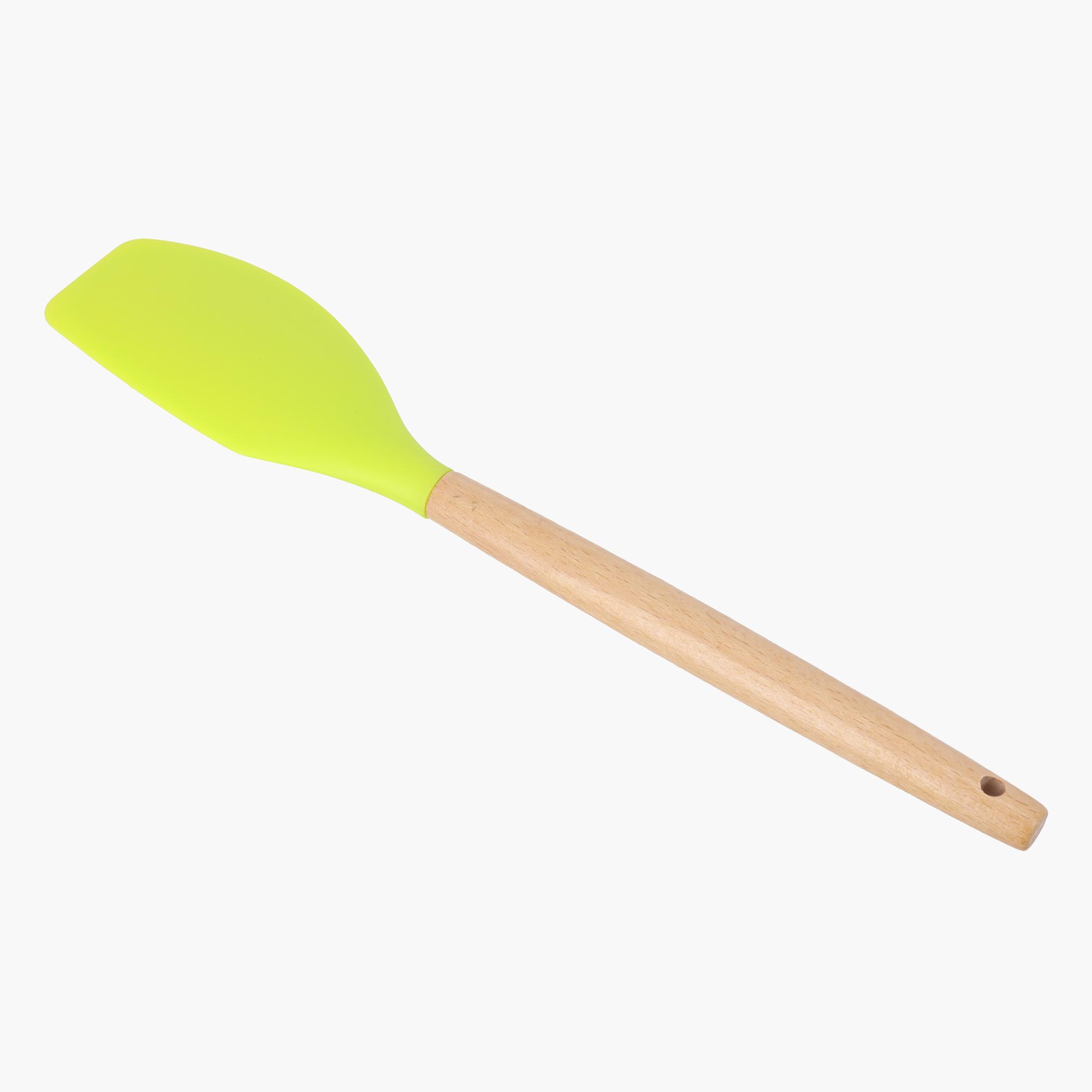 Royalford Silicone Spatula with Wooden Handle-household-kitchen-kitchentoolsandutensils-foodservingtools-image-2