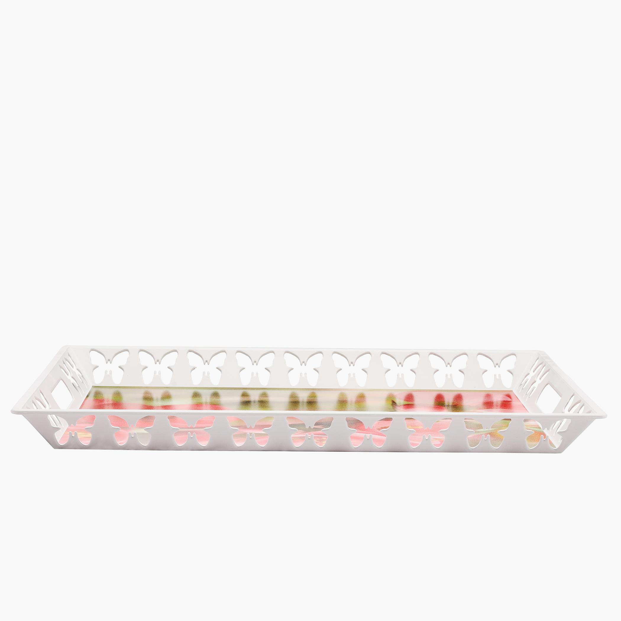 Royalford Butterfly Detail Serving Tray - 50x38 cms-household-dining-serveware-servingtrays-image-5