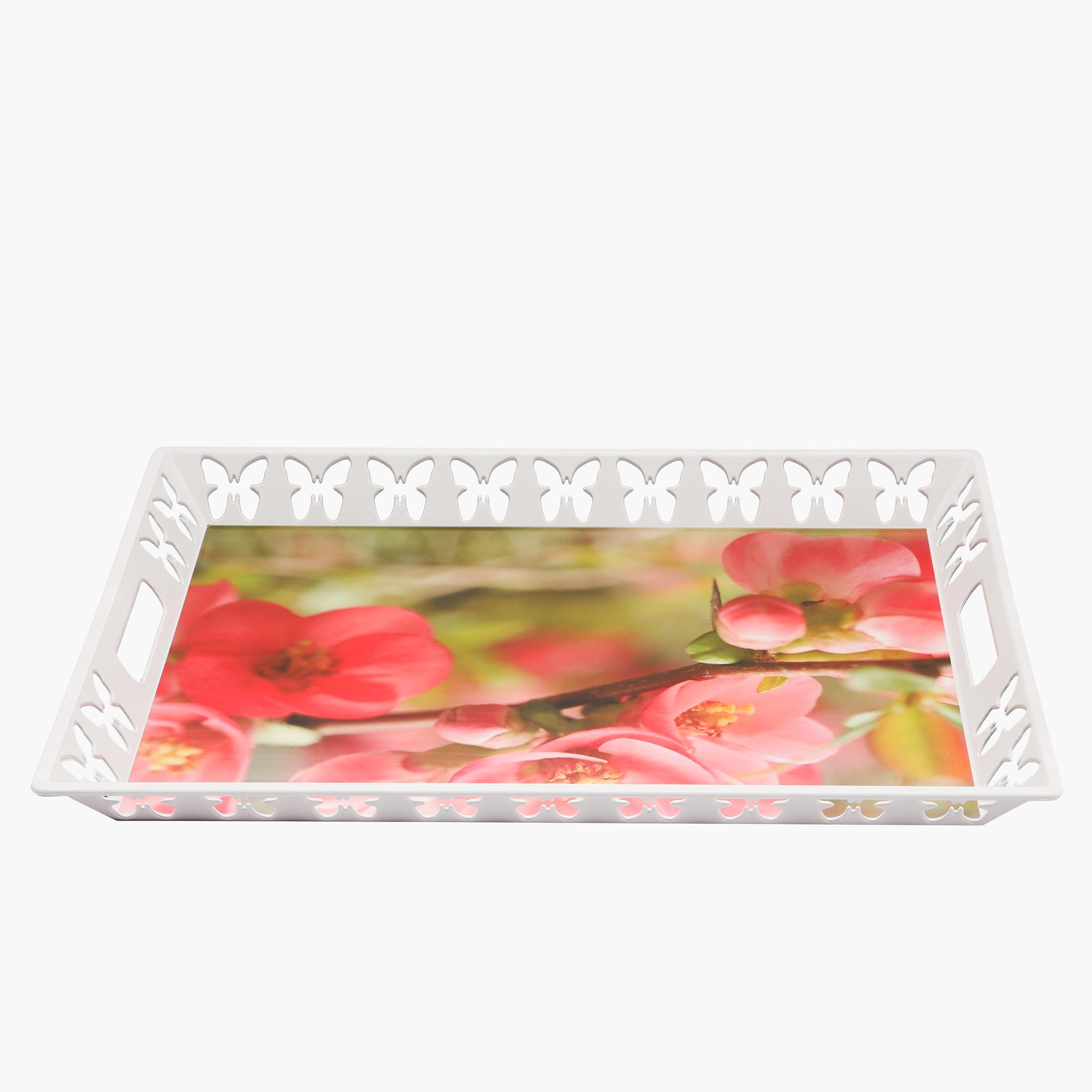 Royalford Butterfly Detail Serving Tray - 50x38 cms-household-dining-serveware-servingtrays-image-6