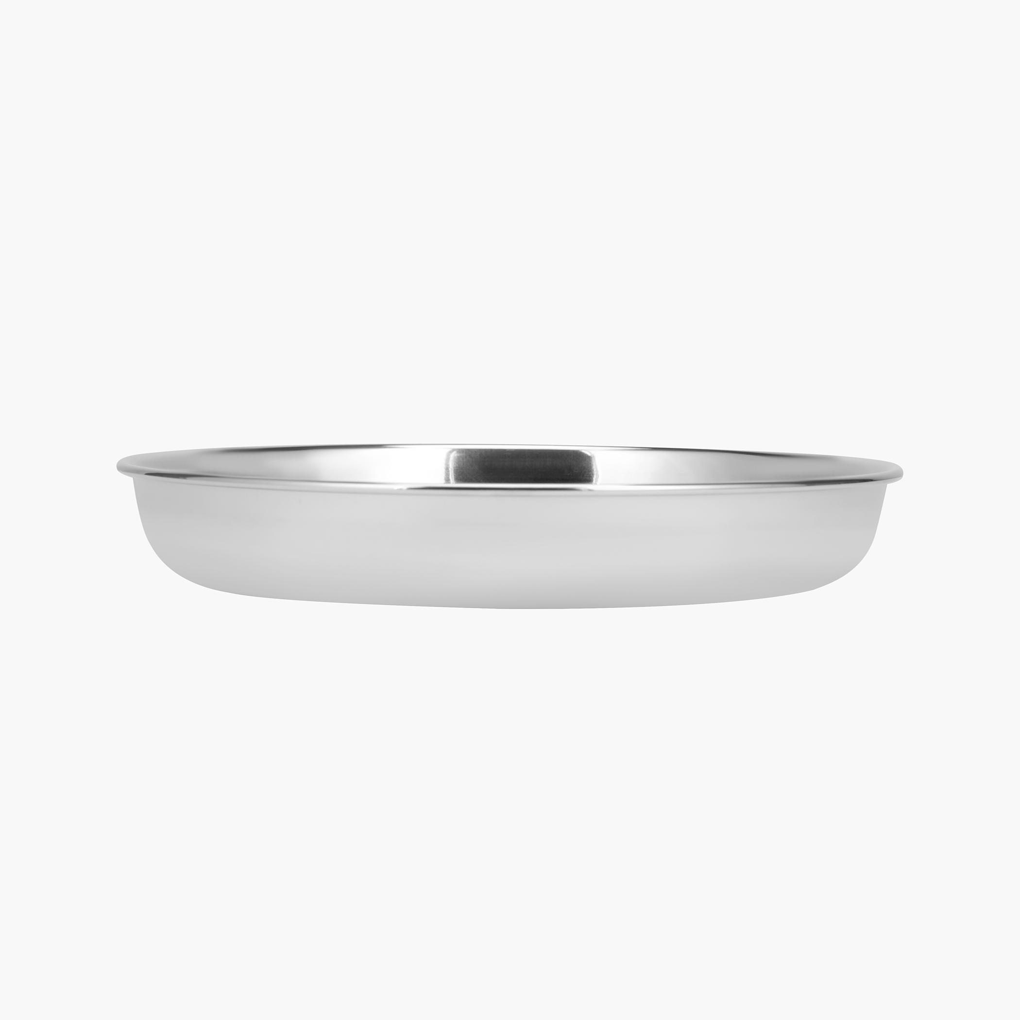 Stainless Steel Rice Plate - 21 cms-household-dining-dinnerware-dinnerwarecollections-image-2
