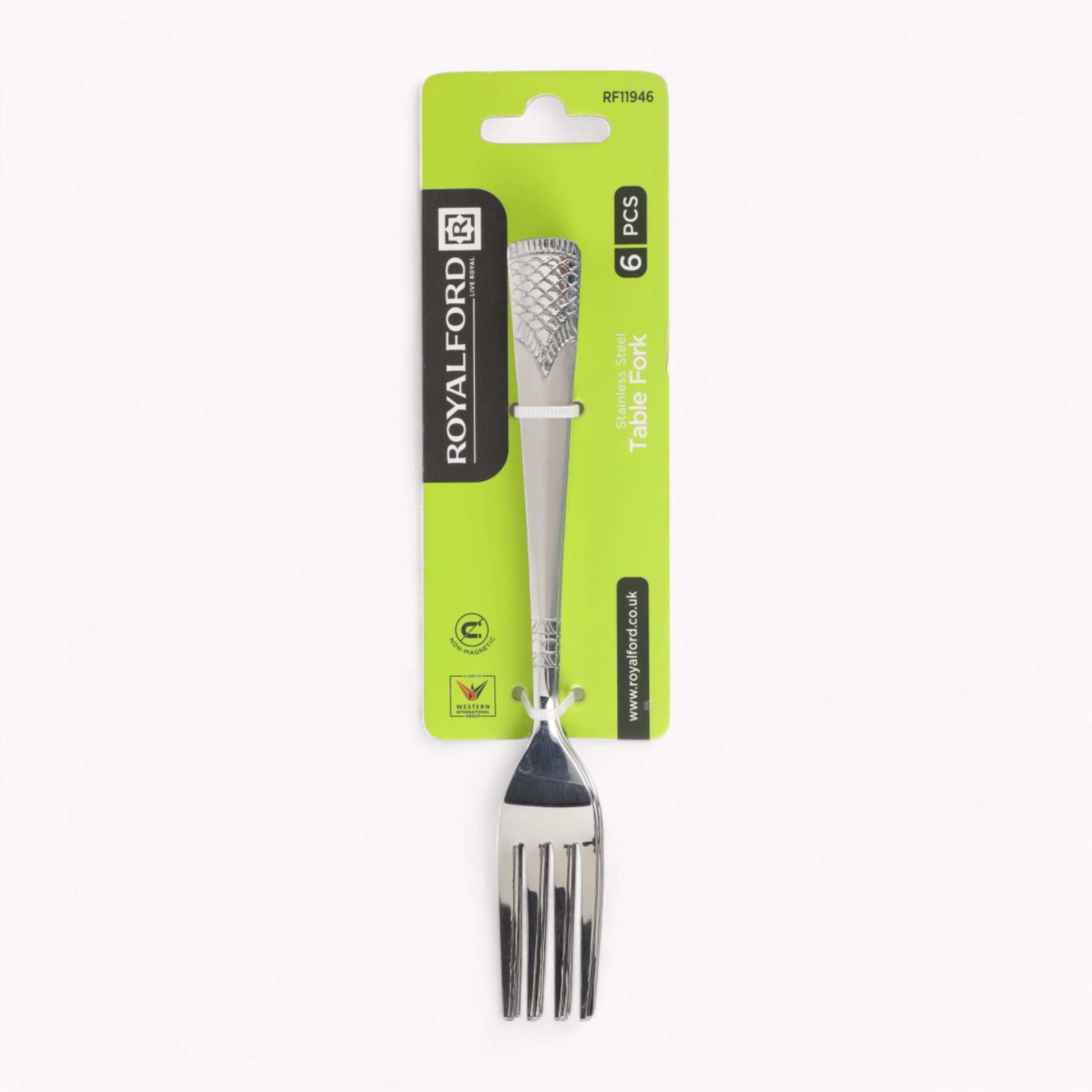 Stainless Steel 6-Piece Table Fork Set-household-dining-cutlery-spoonsforksandknives-image-4