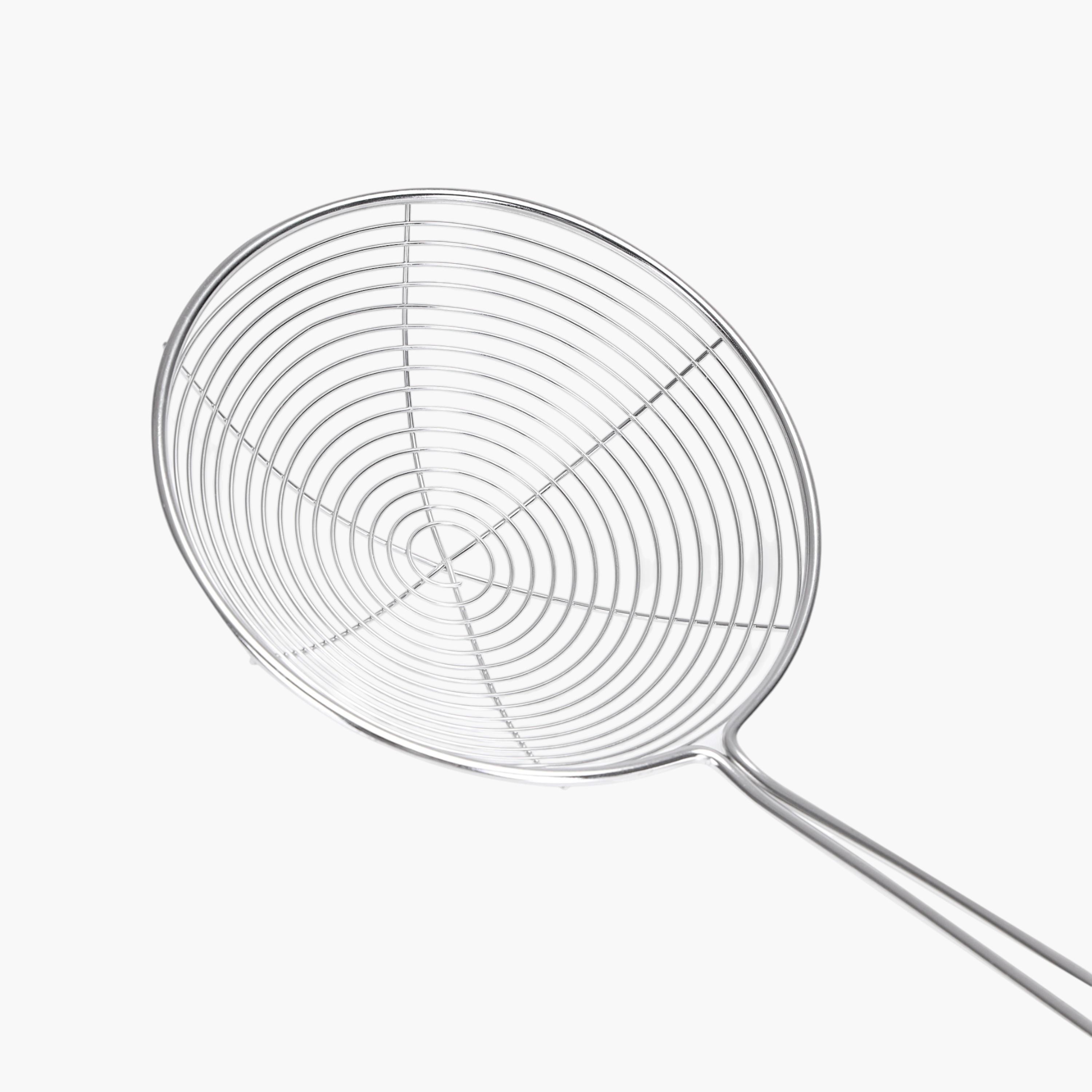 Stainless Steel Skimmer - 17 cms-household-kitchen-kitchentoolsandutensils-foodservingtools-image-4
