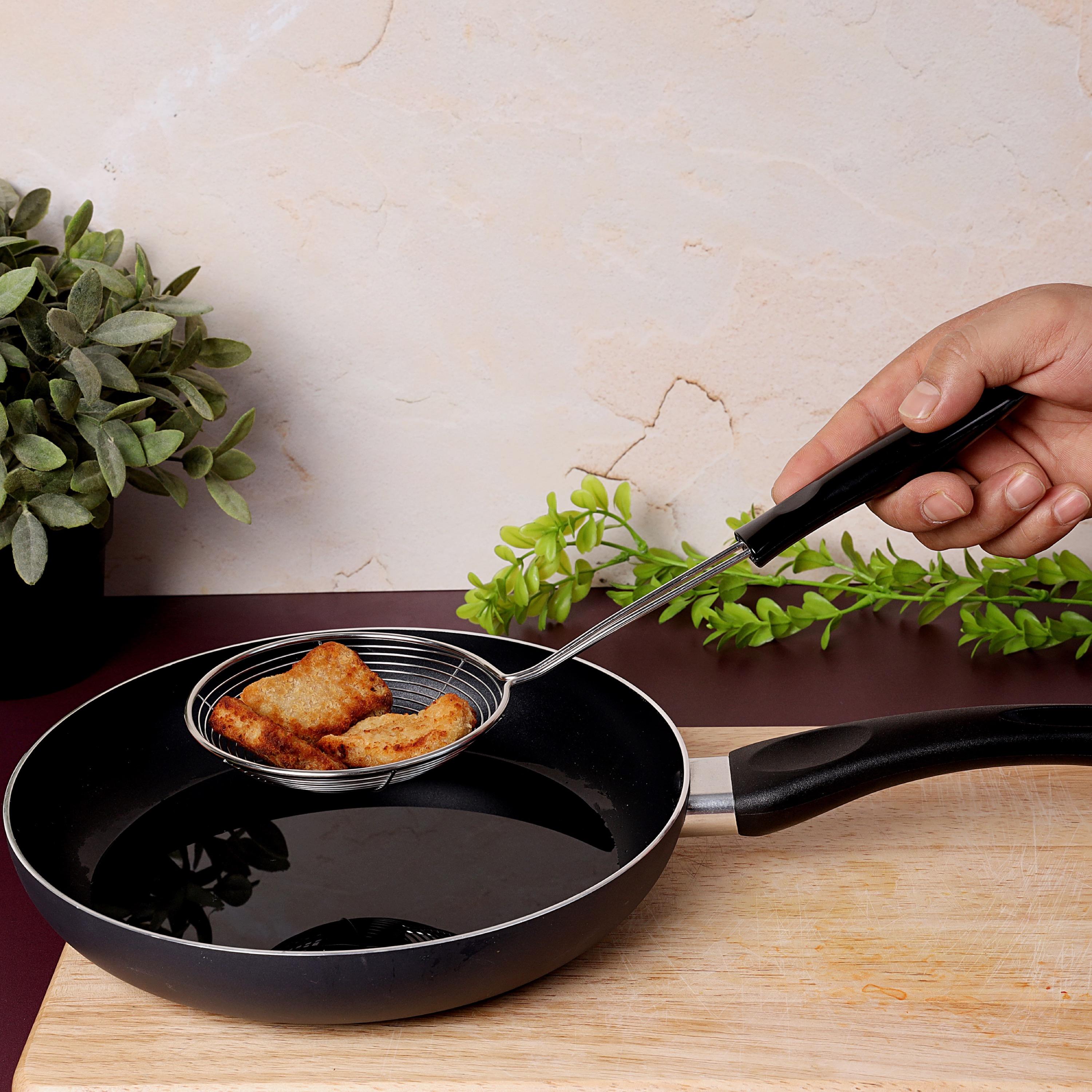 Stainless Steel Skimmer - 17 cms-household-kitchen-kitchentoolsandutensils-foodservingtools-image-8