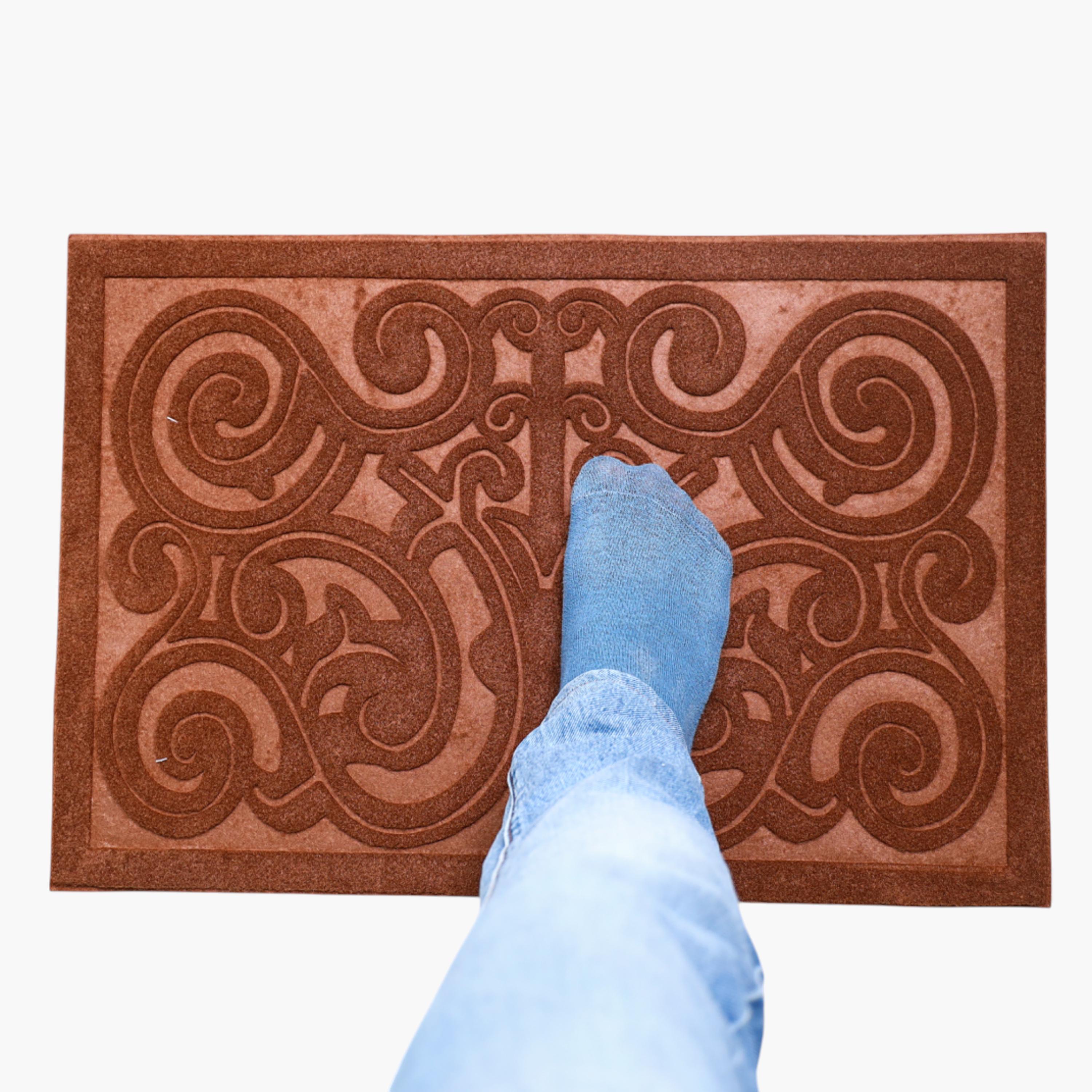 Textured Doormat  - 40x36 cms-household-rugsandcarpets-doormats-image-2