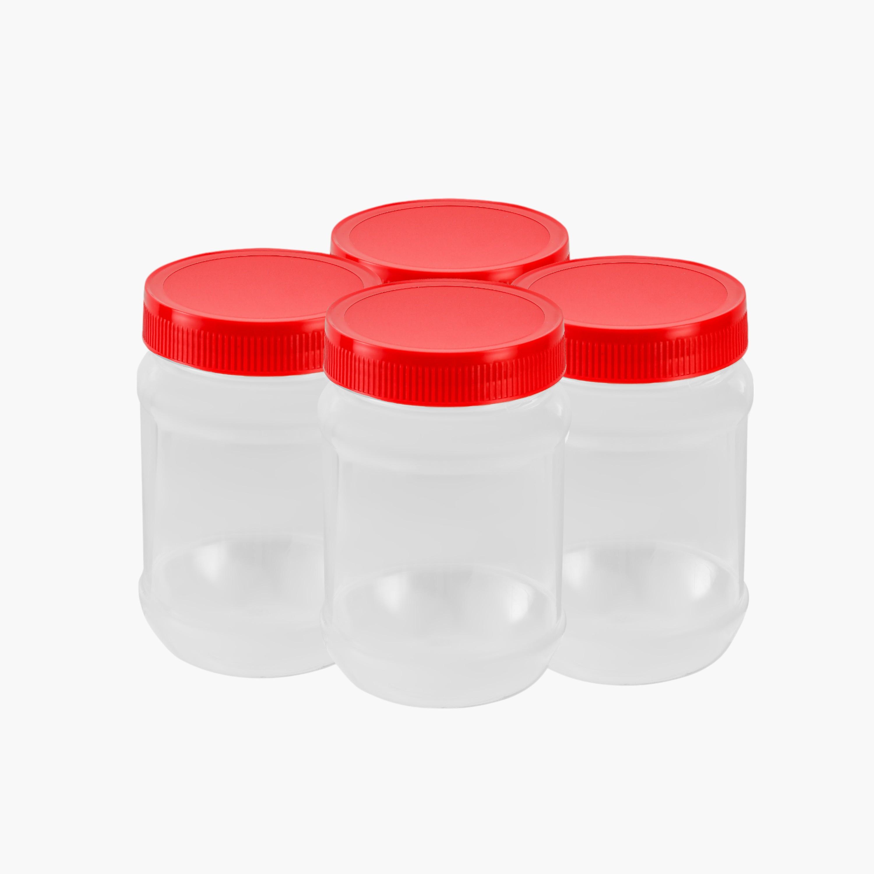Airtight 4-Piece PET Jar Set - 2 L-household-kitchen-foodstorage-containers-image-1
