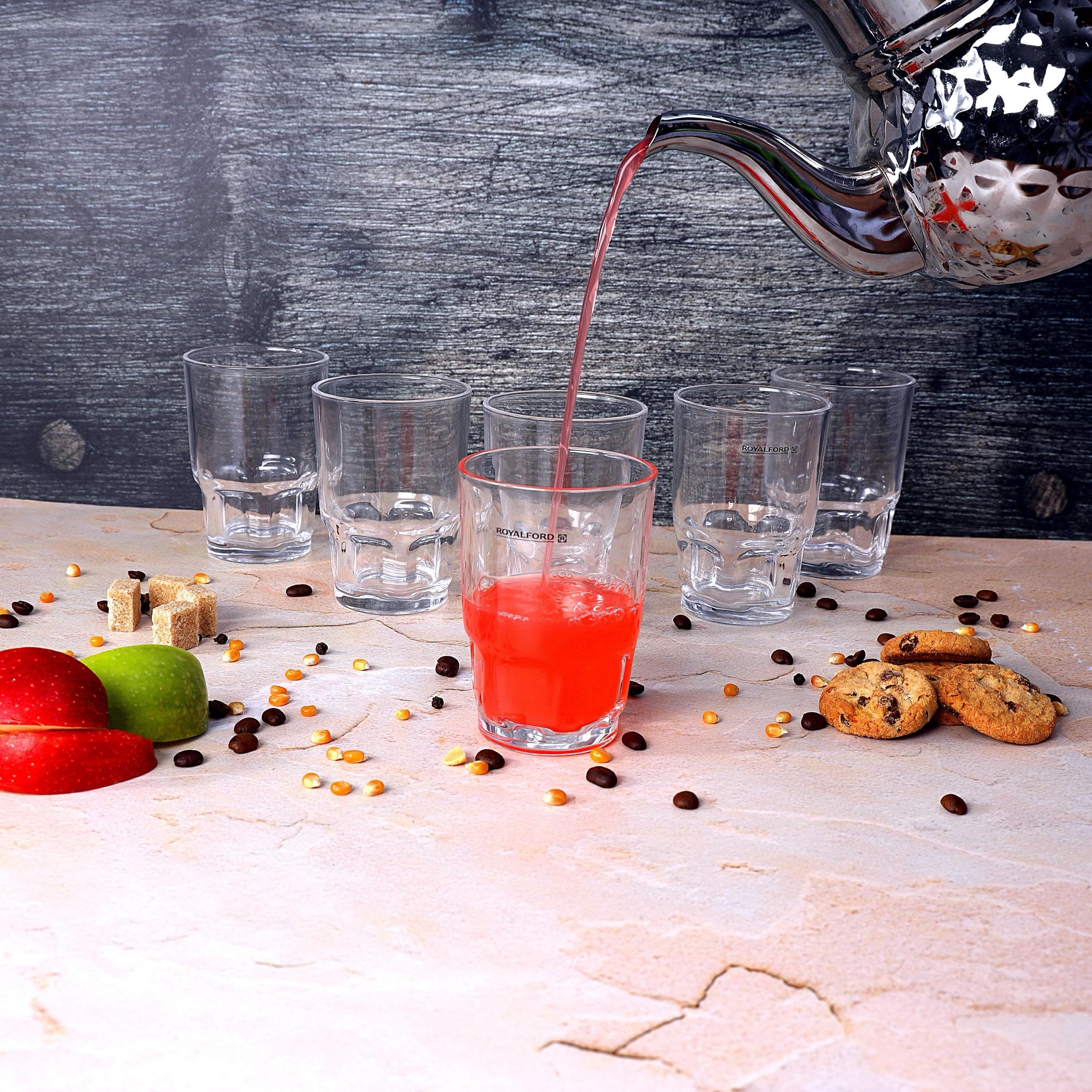 Glass 6-Piece Tumbler Set - 250 ml-household-dining-glassware-drinkingglasses-image-3