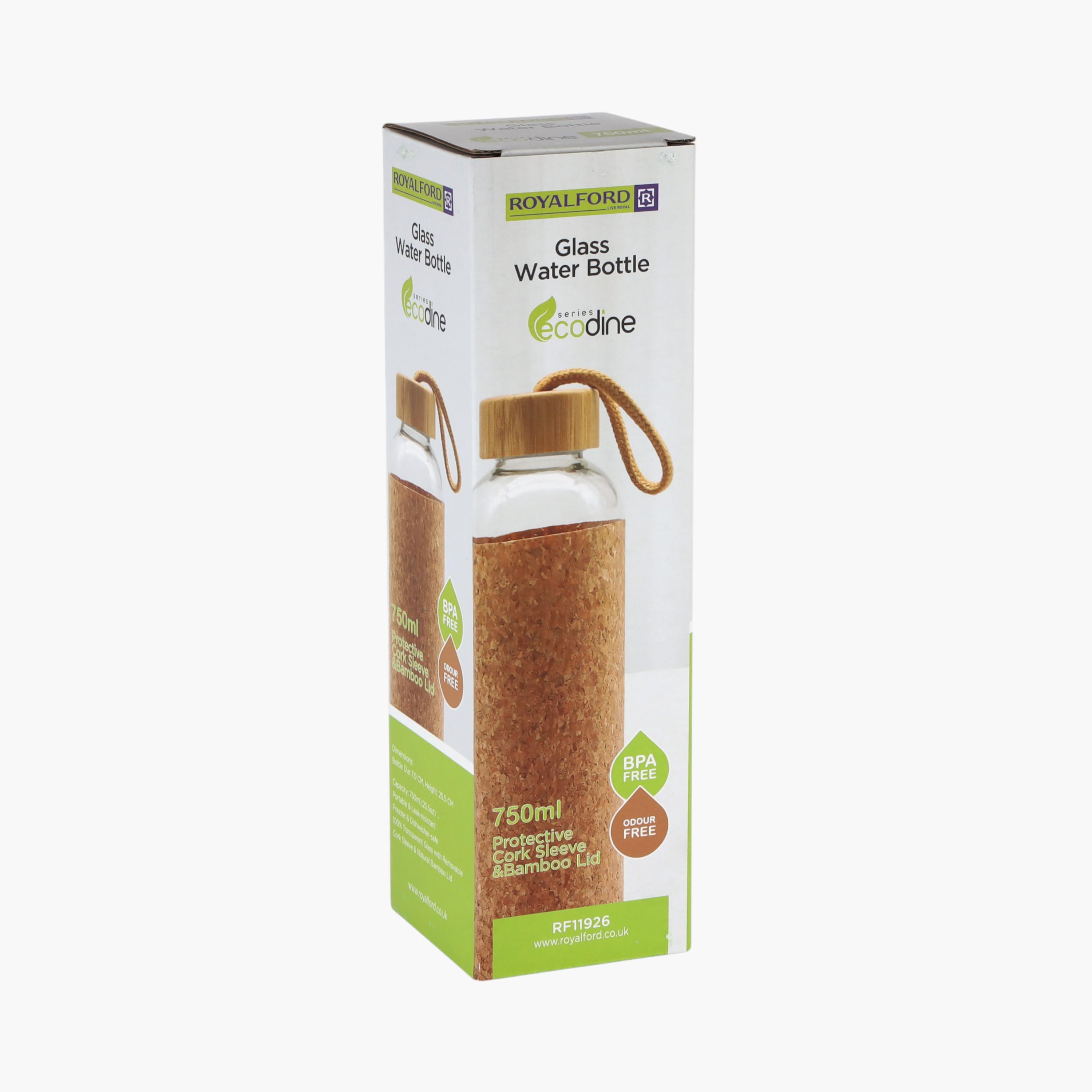 Glass Water Bottle with Removable Sleeves - 750 ml-school-waterbottles-image-2