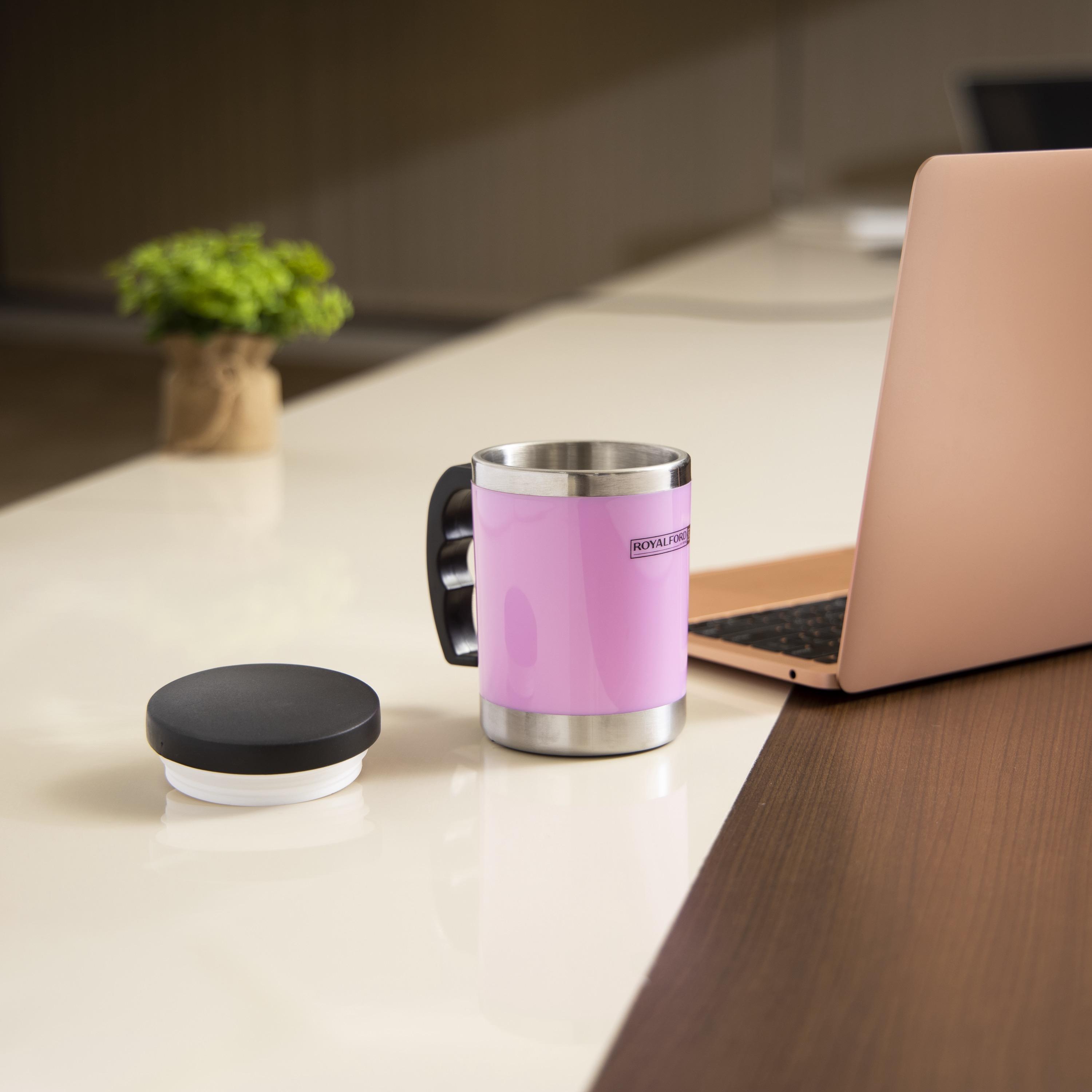 Royalford Double Wall Travel Mug - 300 ml-household-dining-teaandcoffee-mugsandcups-image-7