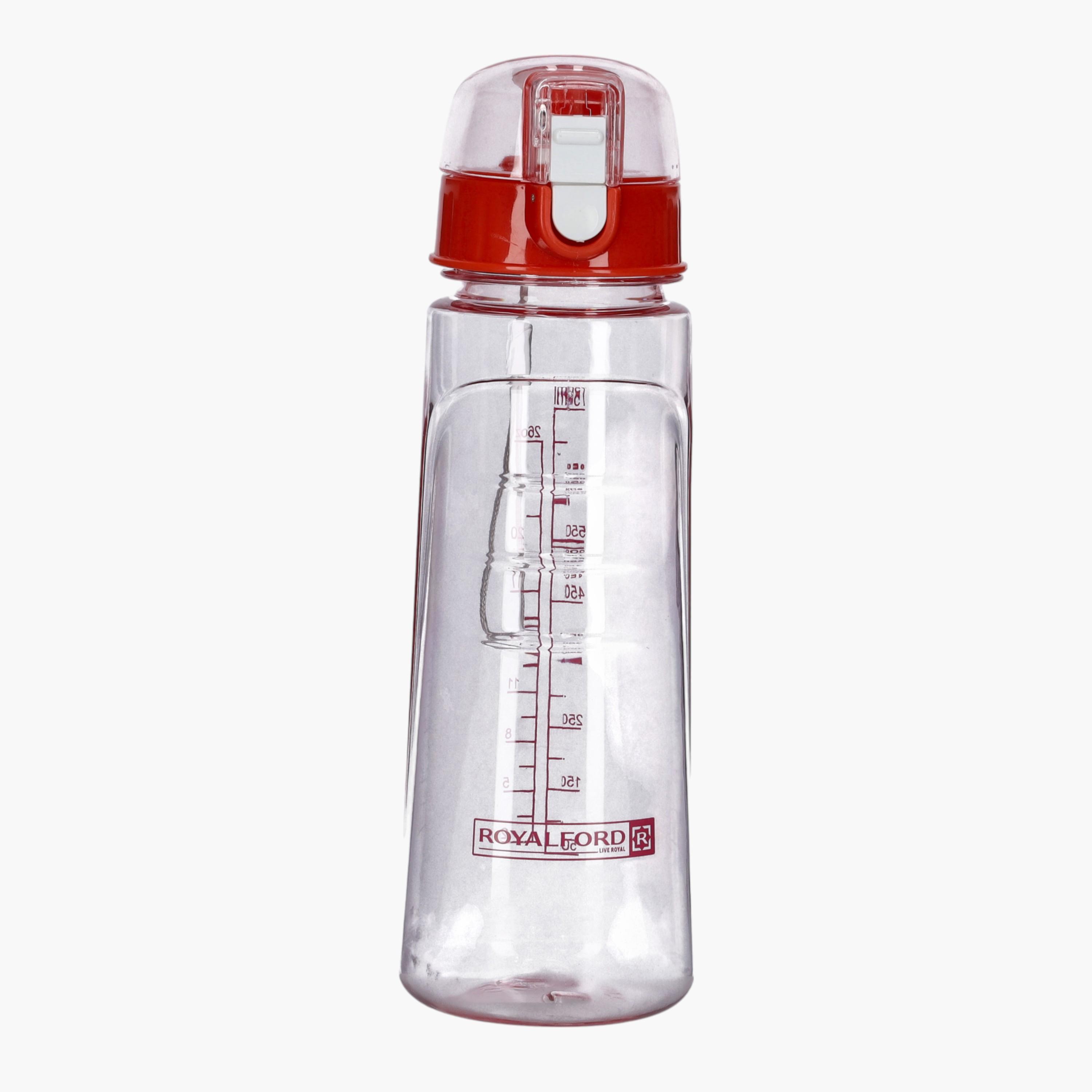Royalford Water Bottle with Volume Marker- 550 ml-school-waterbottles-image-1