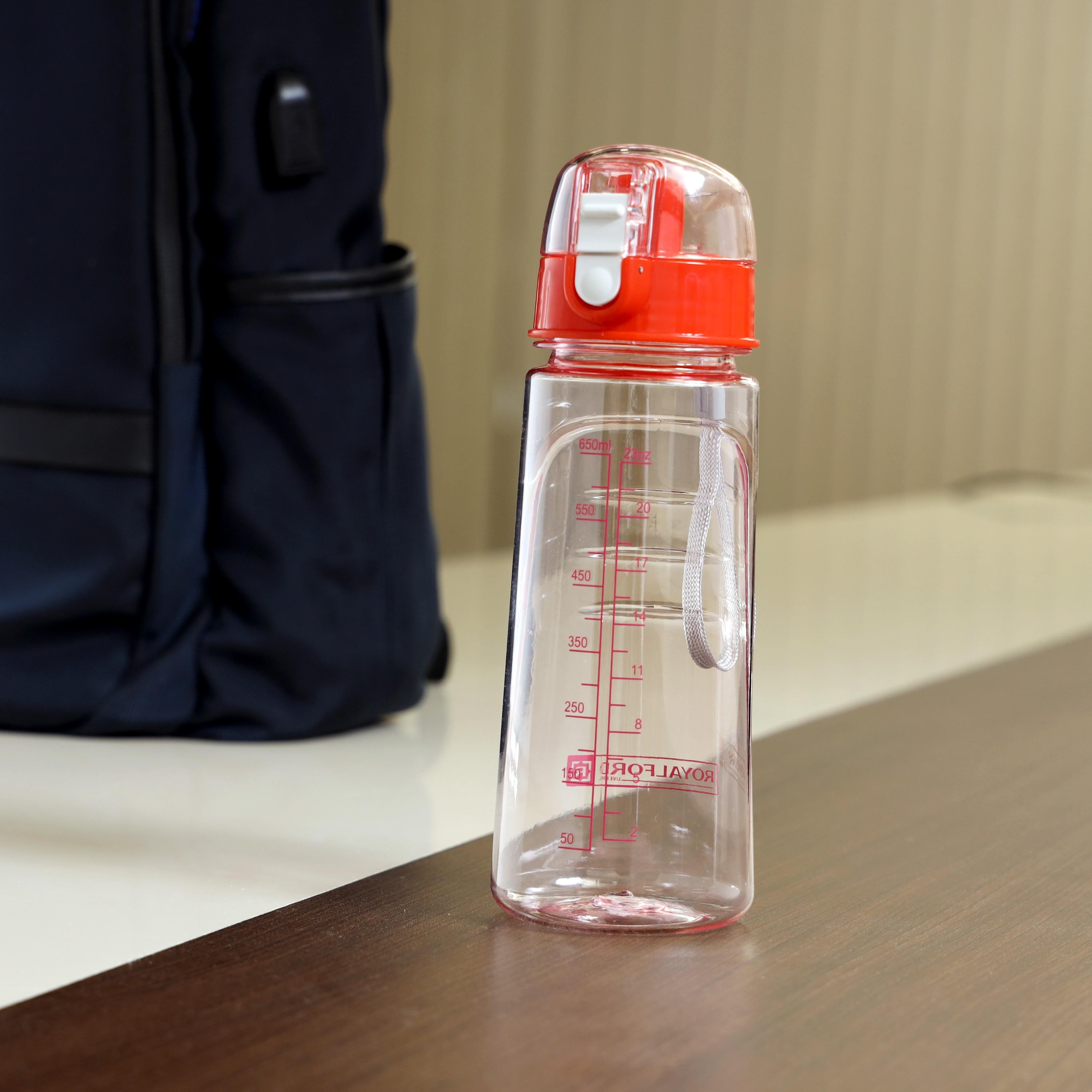 Royalford Water Bottle with Volume Marker- 550 ml-school-waterbottles-image-4