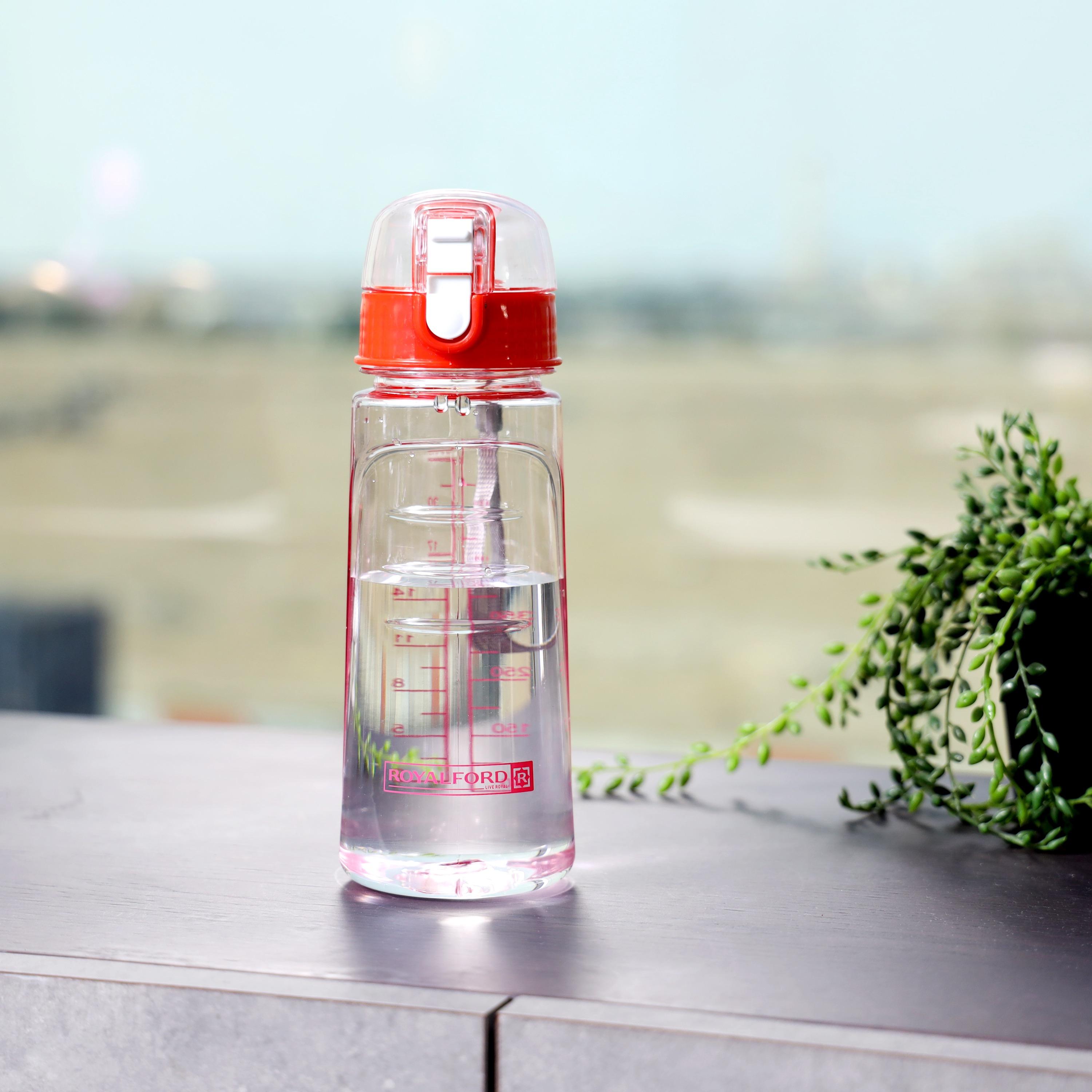 Royalford Water Bottle with Volume Marker- 550 ml-school-waterbottles-image-5