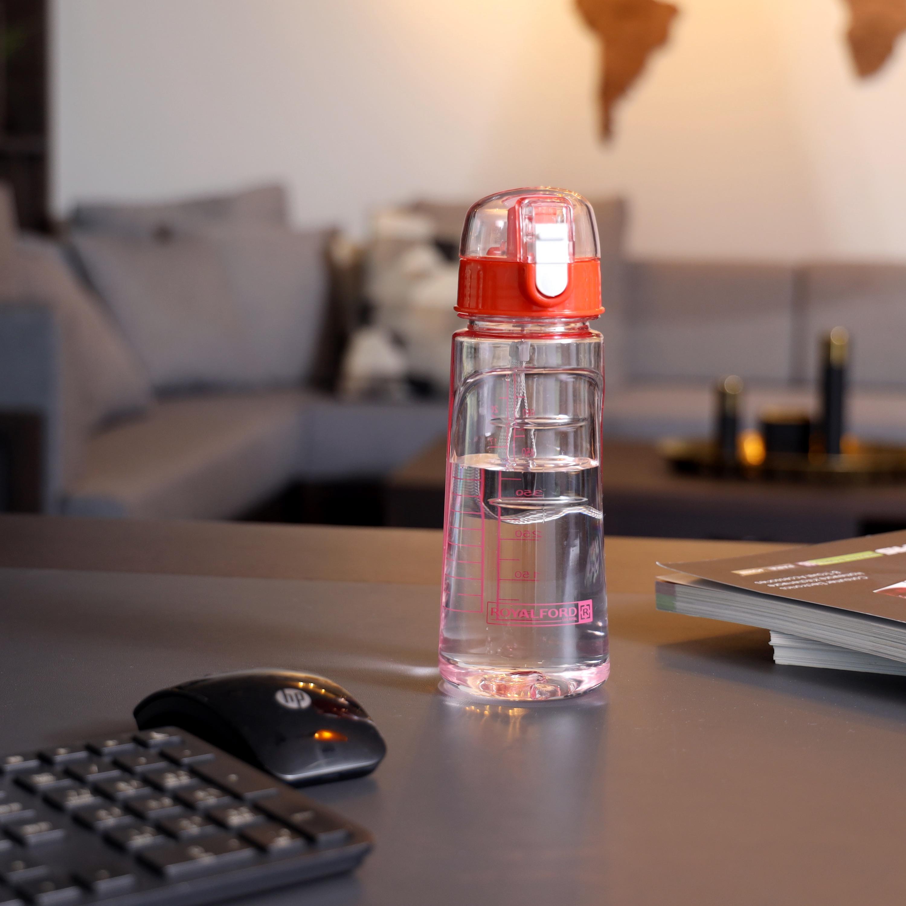 Royalford Water Bottle with Volume Marker- 550 ml-school-waterbottles-image-9