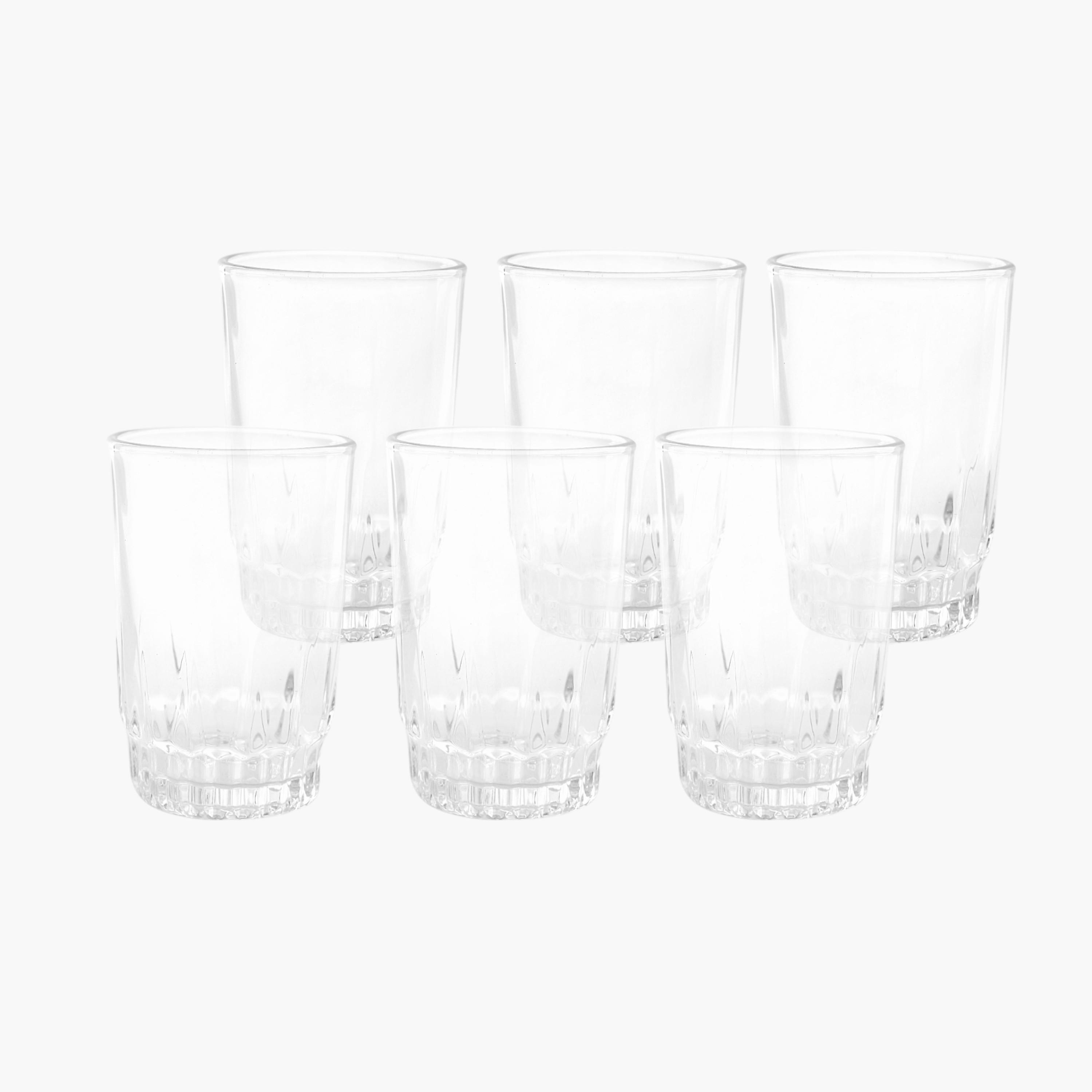 Glass 6-Piece Tumbler Set - 177 ml-household-dining-glassware-drinkingglasses-image-1