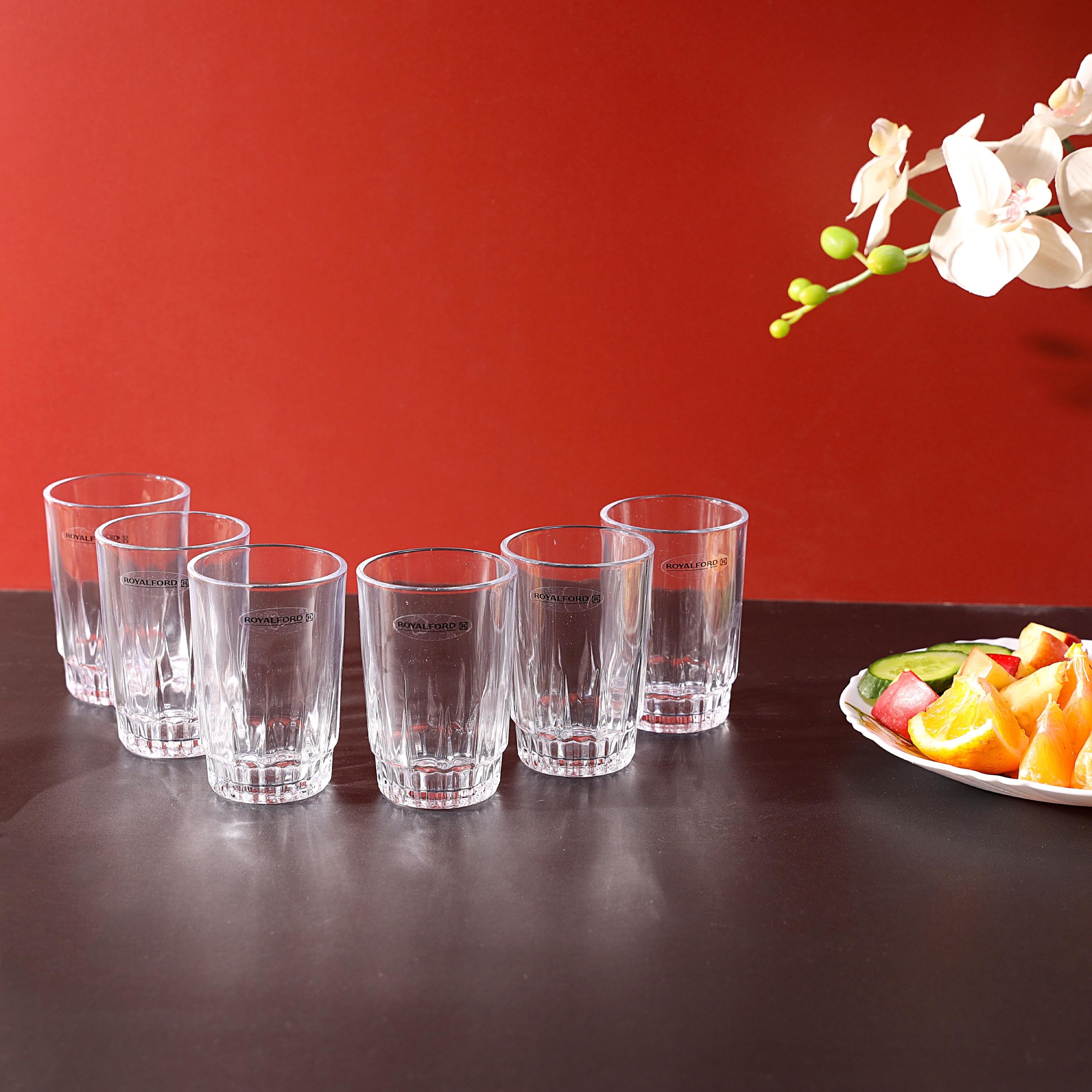 Glass 6-Piece Tumbler Set - 177 ml-household-dining-glassware-drinkingglasses-image-8