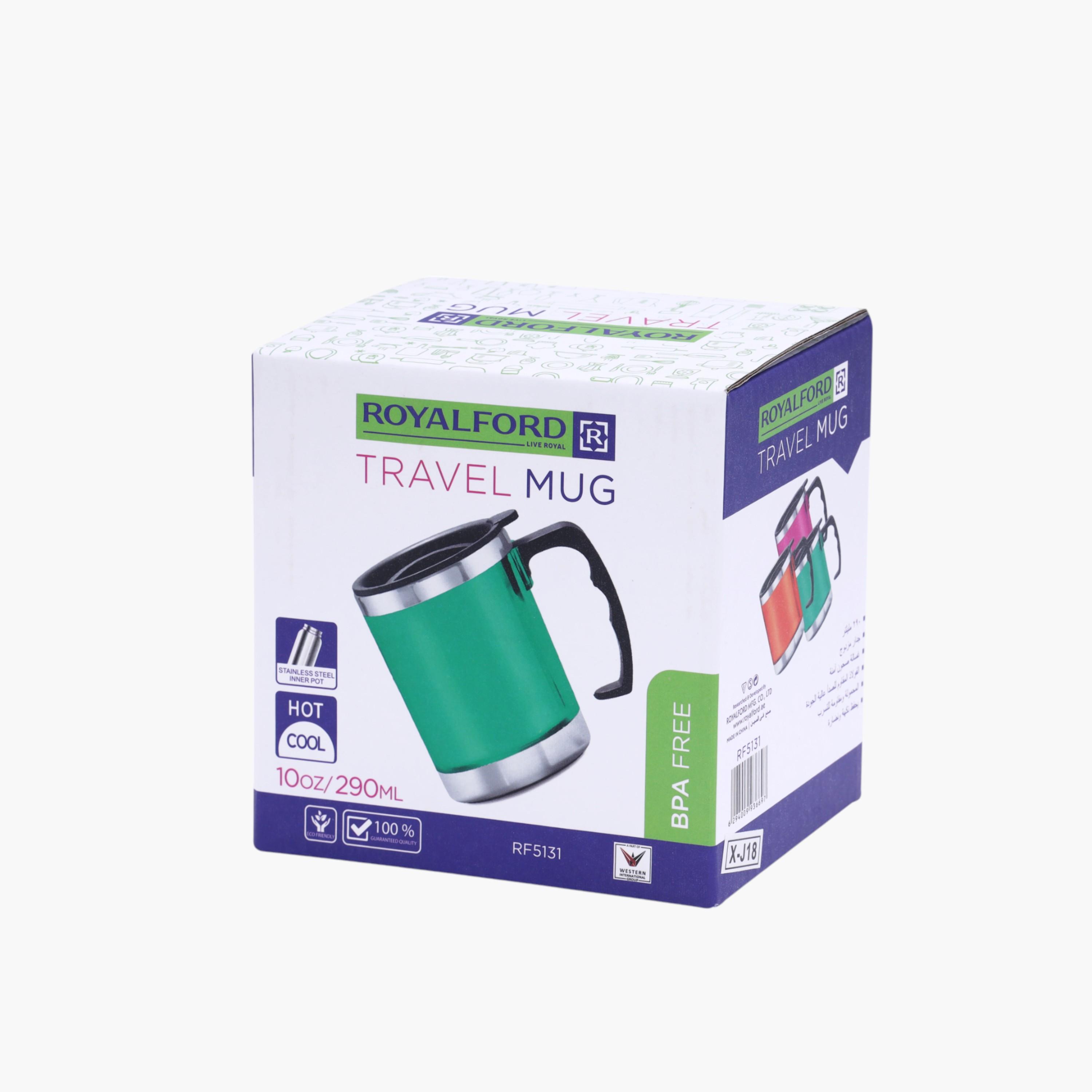Royalford Double Wall Travel Mug - 290 ml-household-dining-teaandcoffee-mugsandcups-image-7